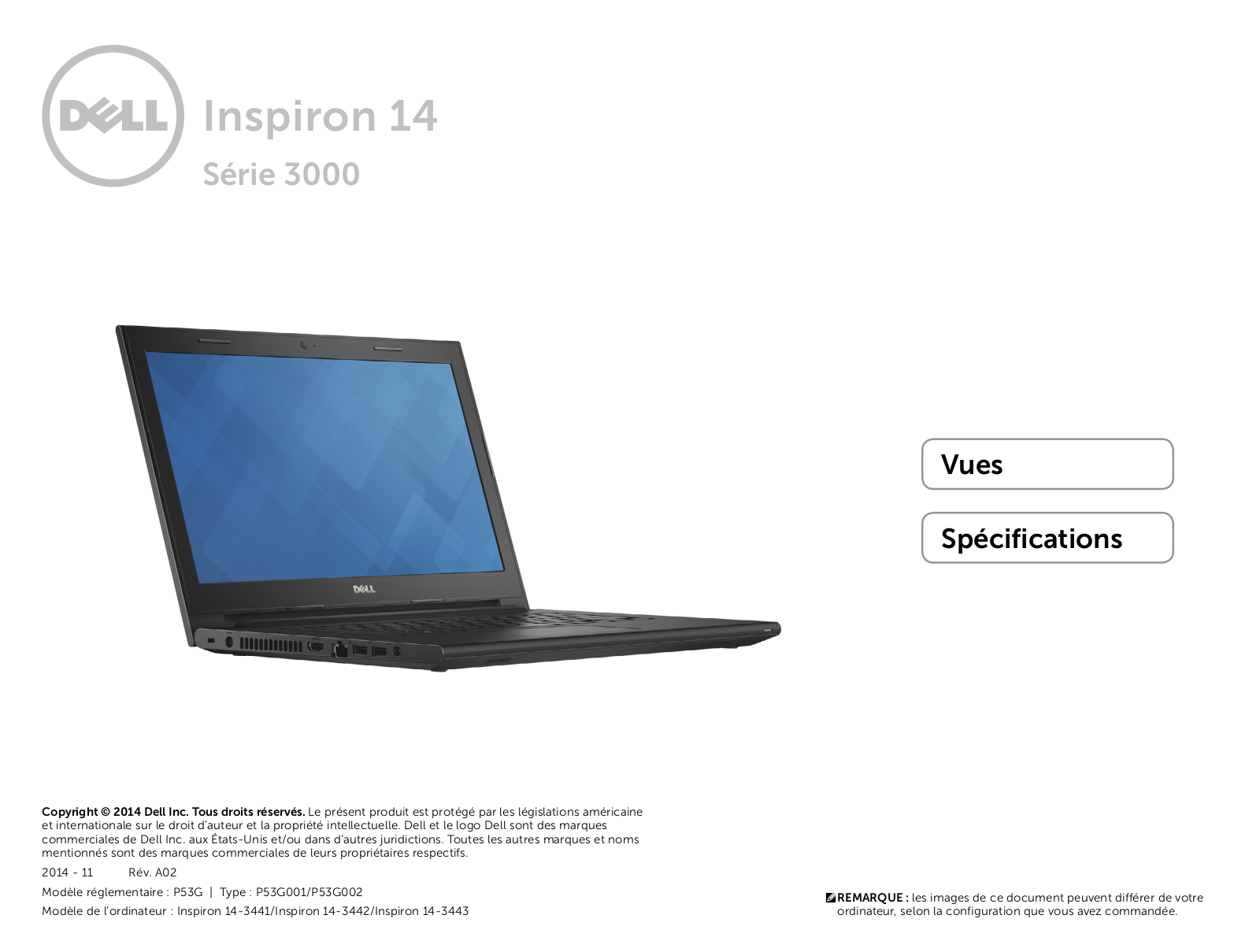 Dell Inspiron 3443 User Manual