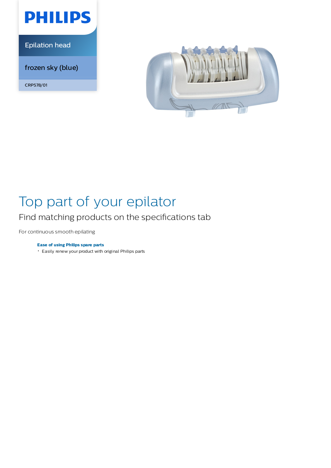 Philips CRP578/01 leaflet - ManualMachine.com