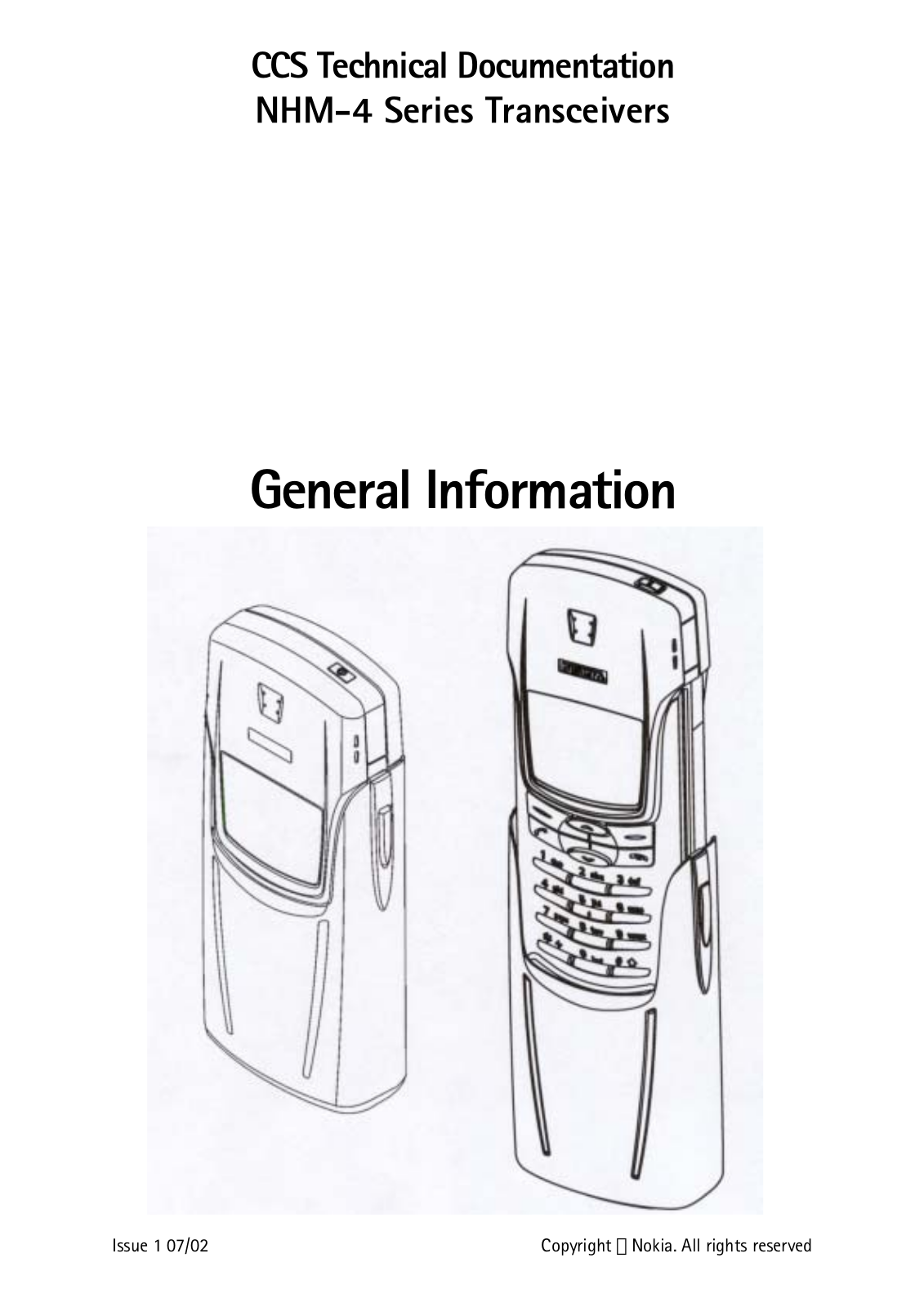 Nokia 8910 Service Manual 02 nhm4 gene