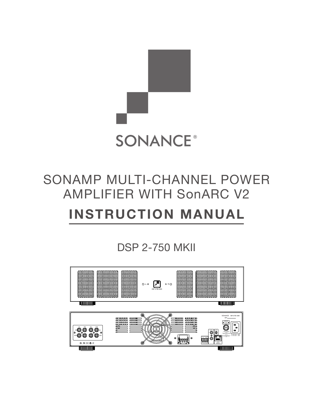 Sonance DSP 2-750 MKII Instruction Manual