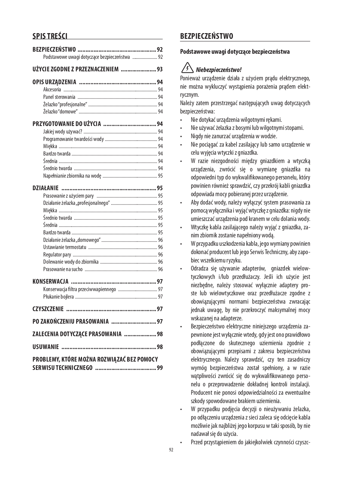 Delonghi PRO 1860X, PRO 1870X S Instructions Manual