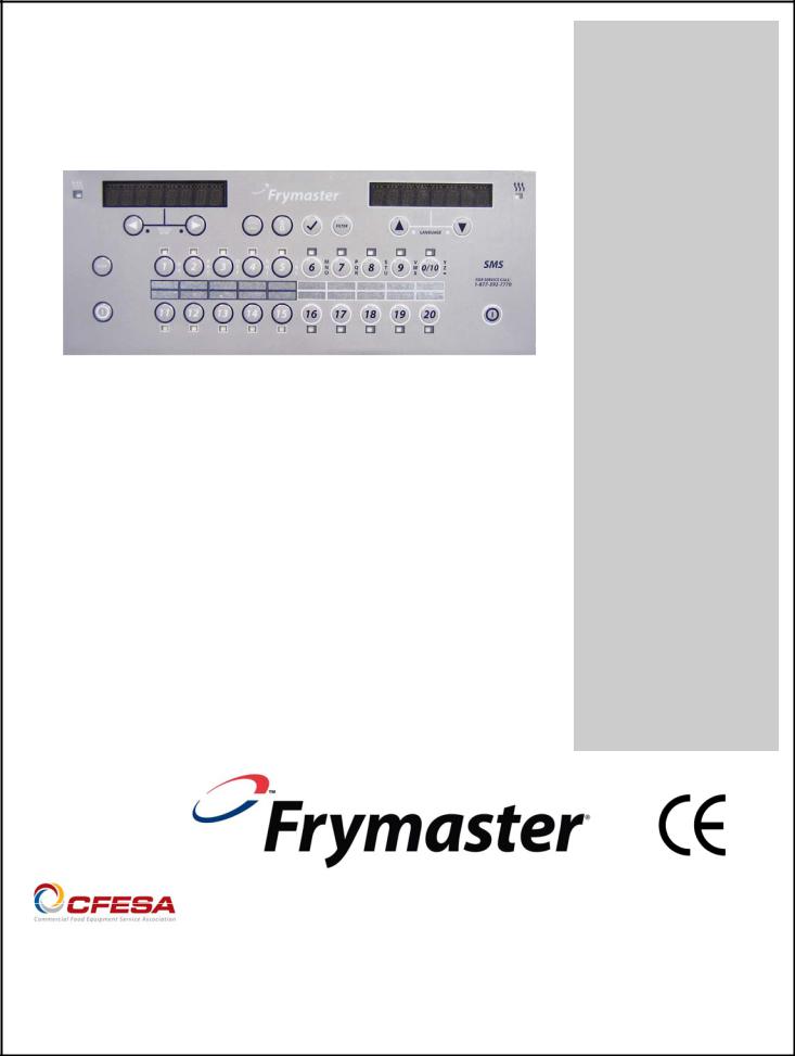 Frymaster K3000 Installation Manual