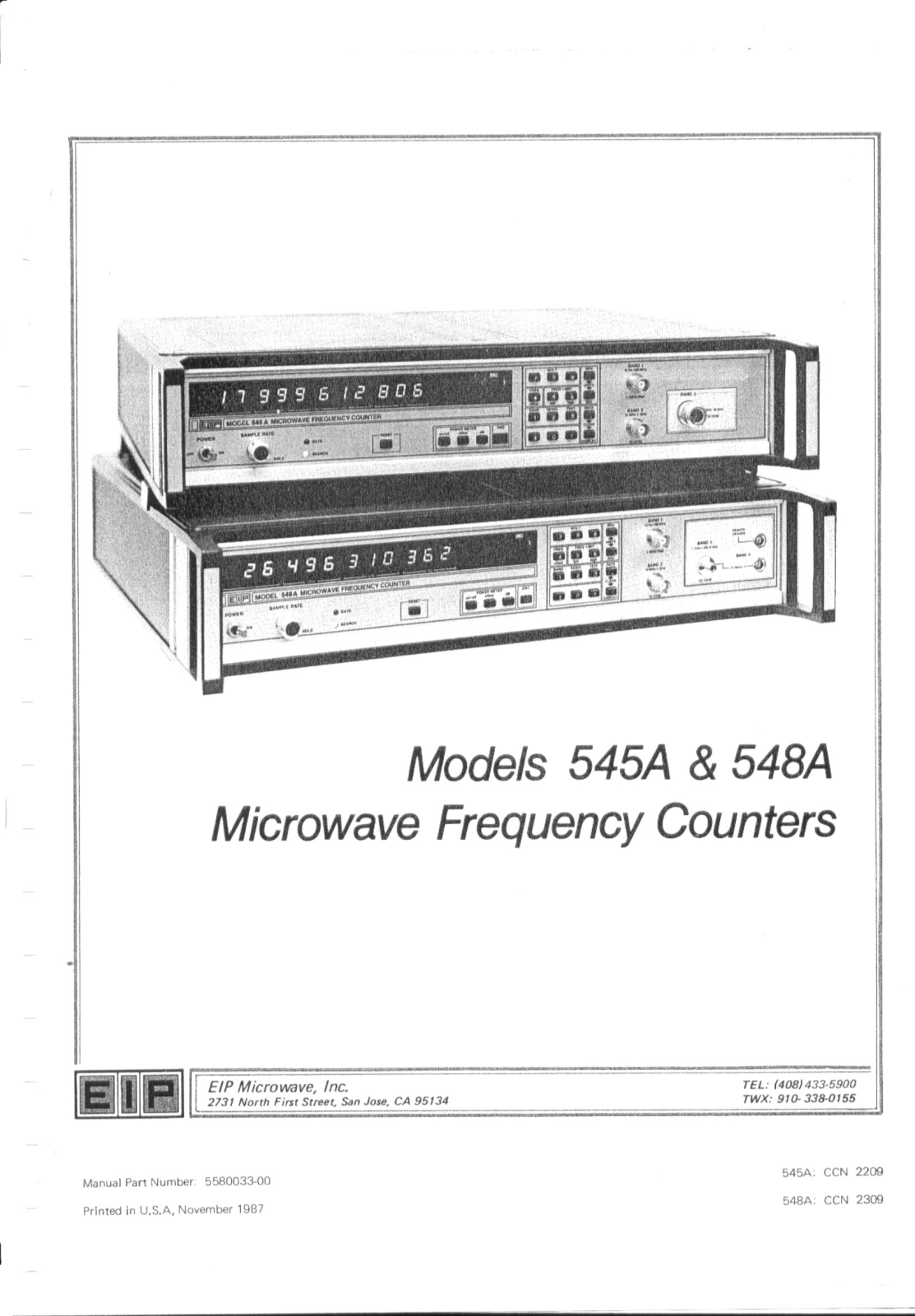 EIP Phasematrix 545a, 548a schematic