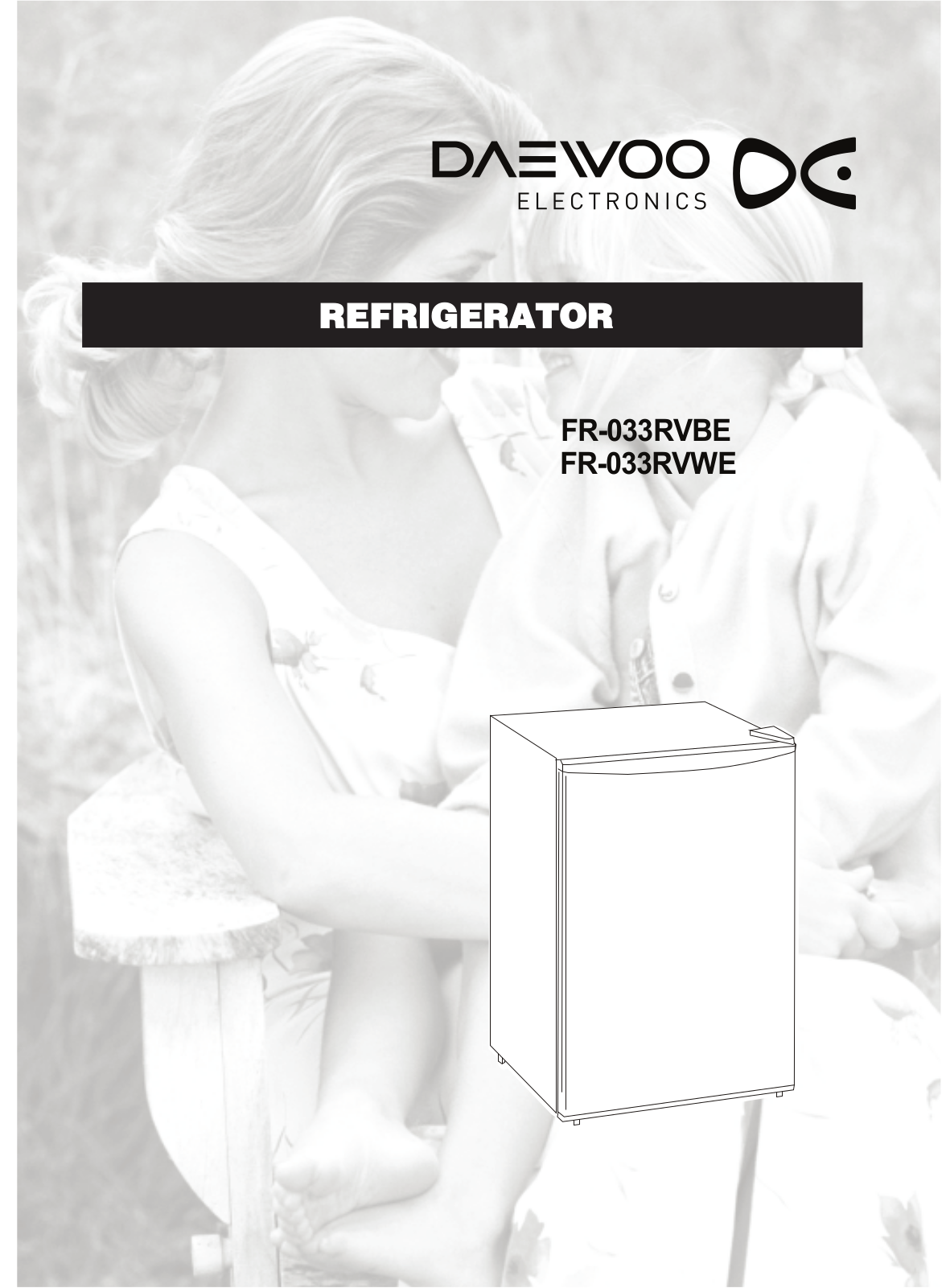 Daewoo FR-033RVBE, FR-033RVWE User Manual