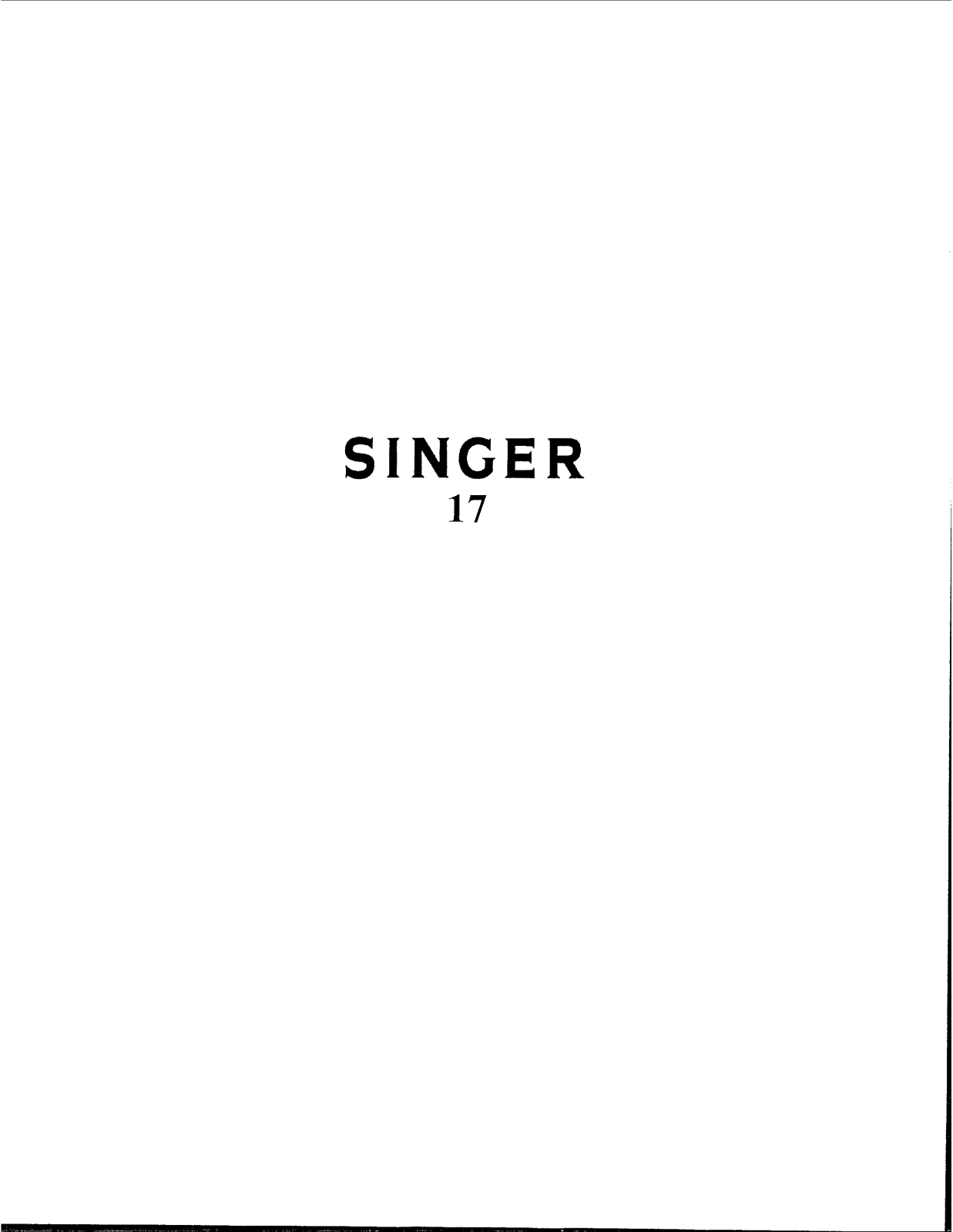 Singer 17-32, 17-31, 17-25, 17-23 User Manual - ManualMachine.com