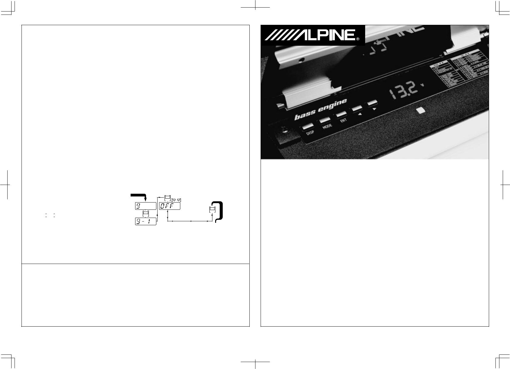 Alpine MRD-M1000, MRD-M500, MRD-M300, V12 ACCUCLASS-D Manual