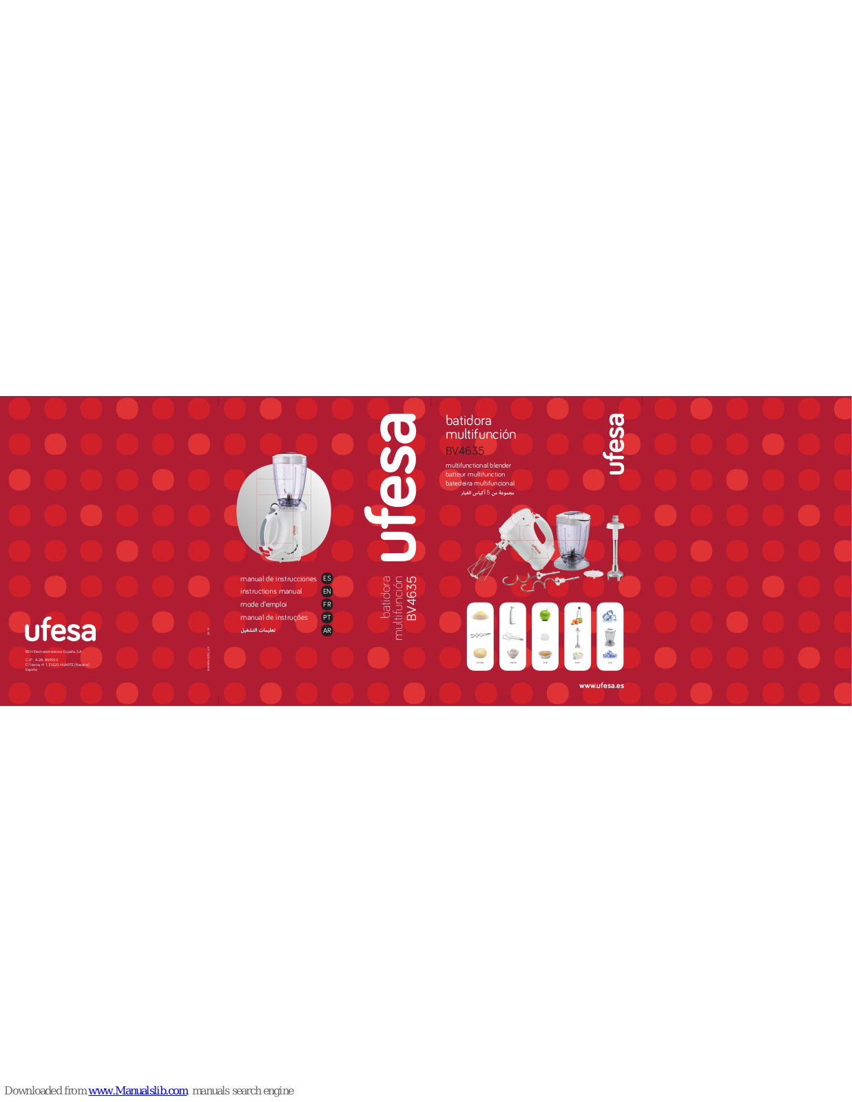 UFESA BV4635 Instruction Manual