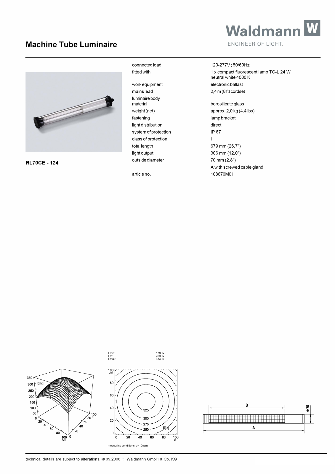 Waldmann 108670M01 Information guide