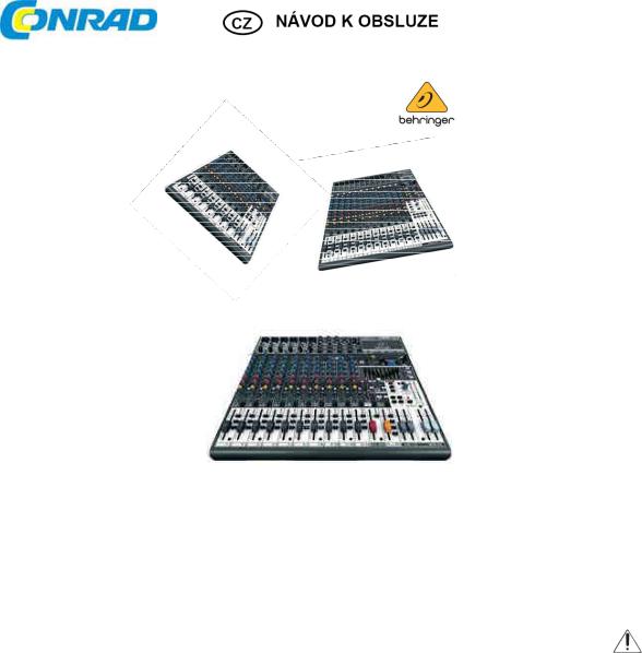 Behringer XENYX X1622USB, XENYX X1832USB, XENYX X2222USB, XENYX X2442USB User manual