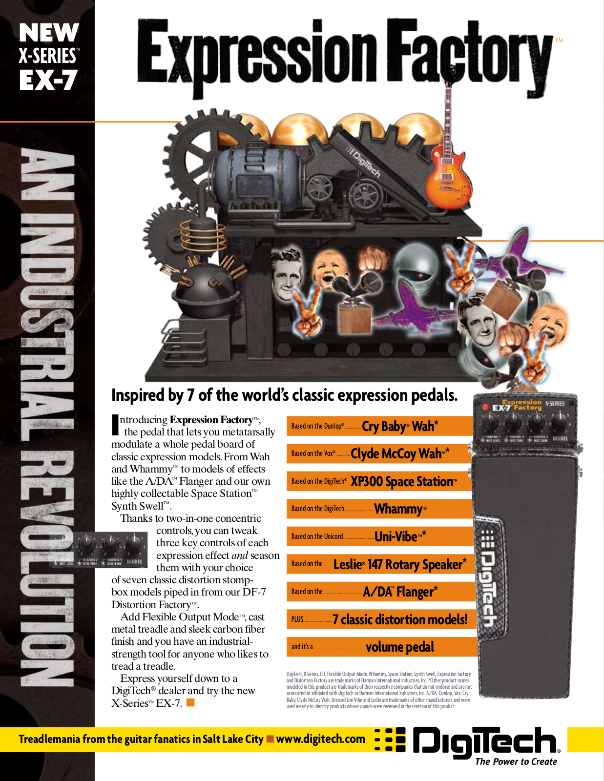 DigiTech EX-7 Expression Factory User Manual