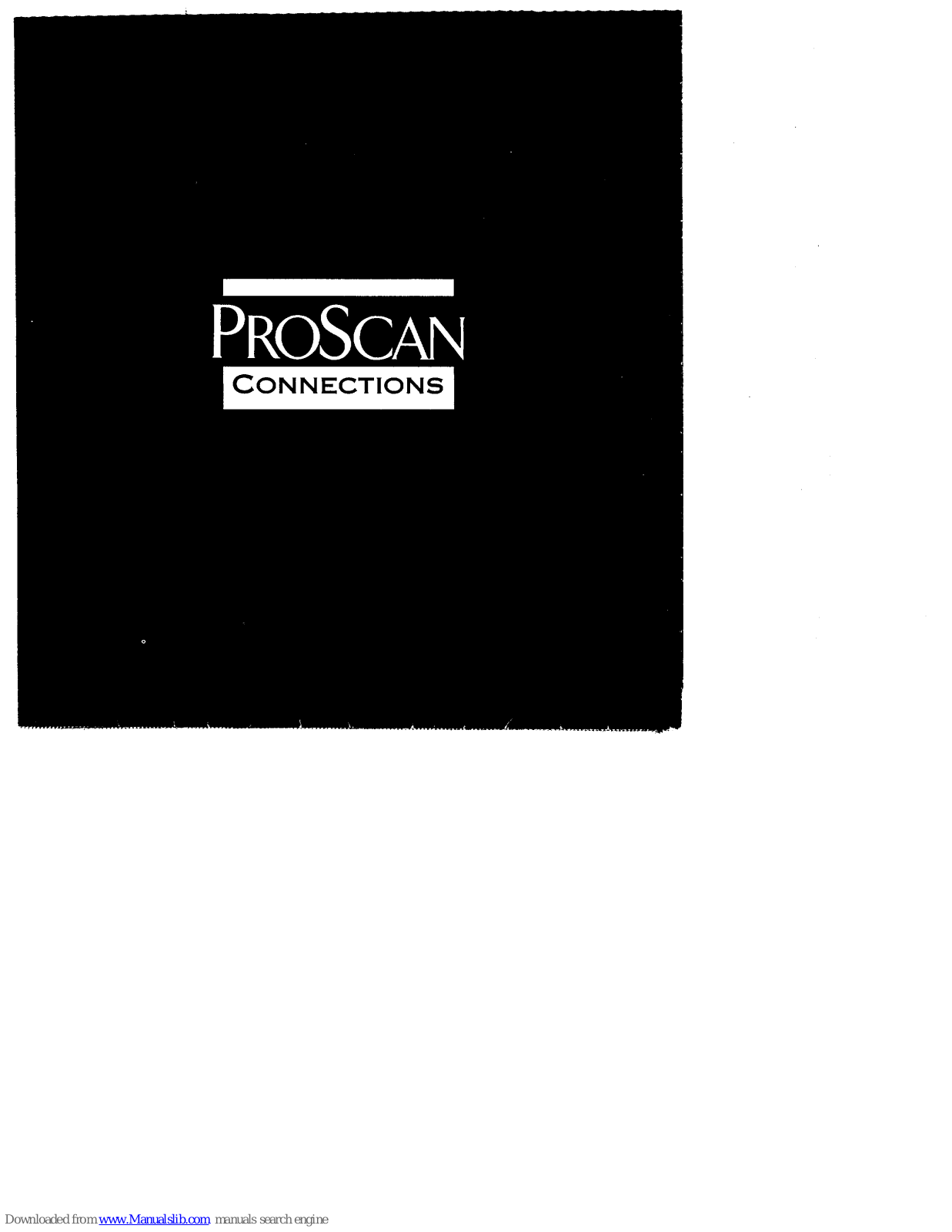 ProScan PS35190, PS35690 Connection Manual - ManualMachine.com