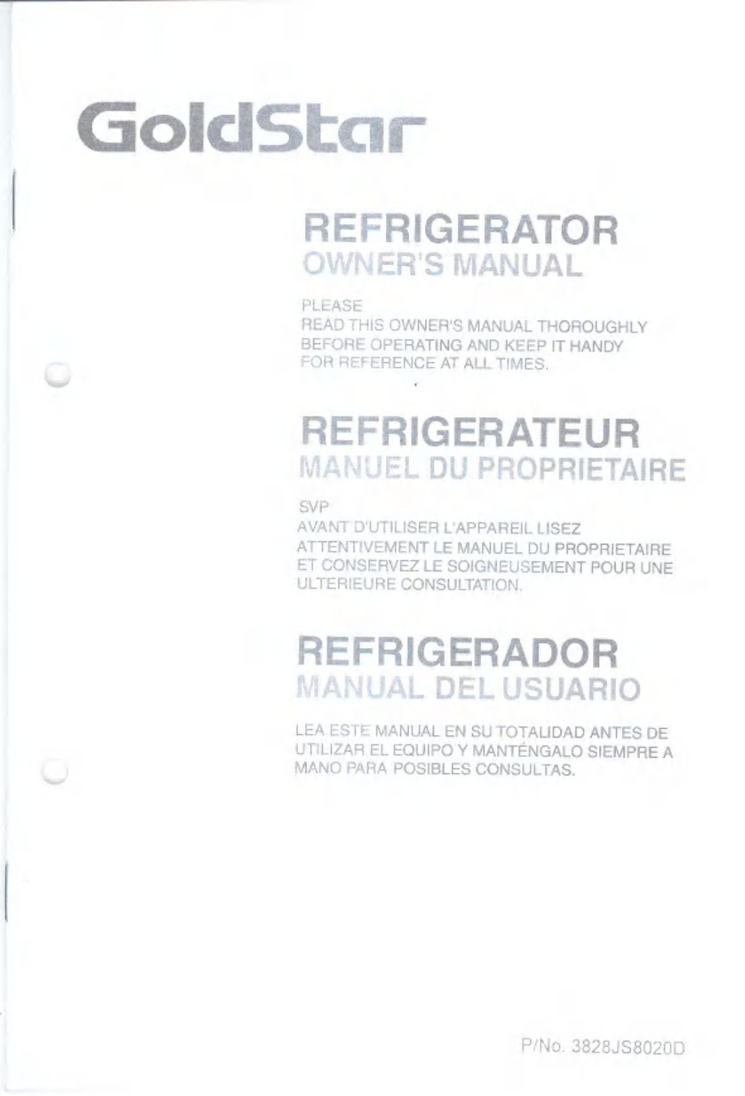 LG GC151CB Owner’s Manual