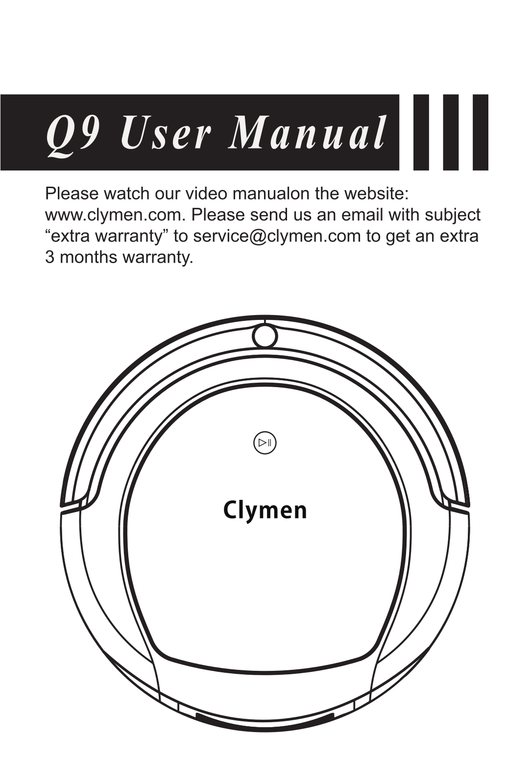 Clymen Q9 User Manual