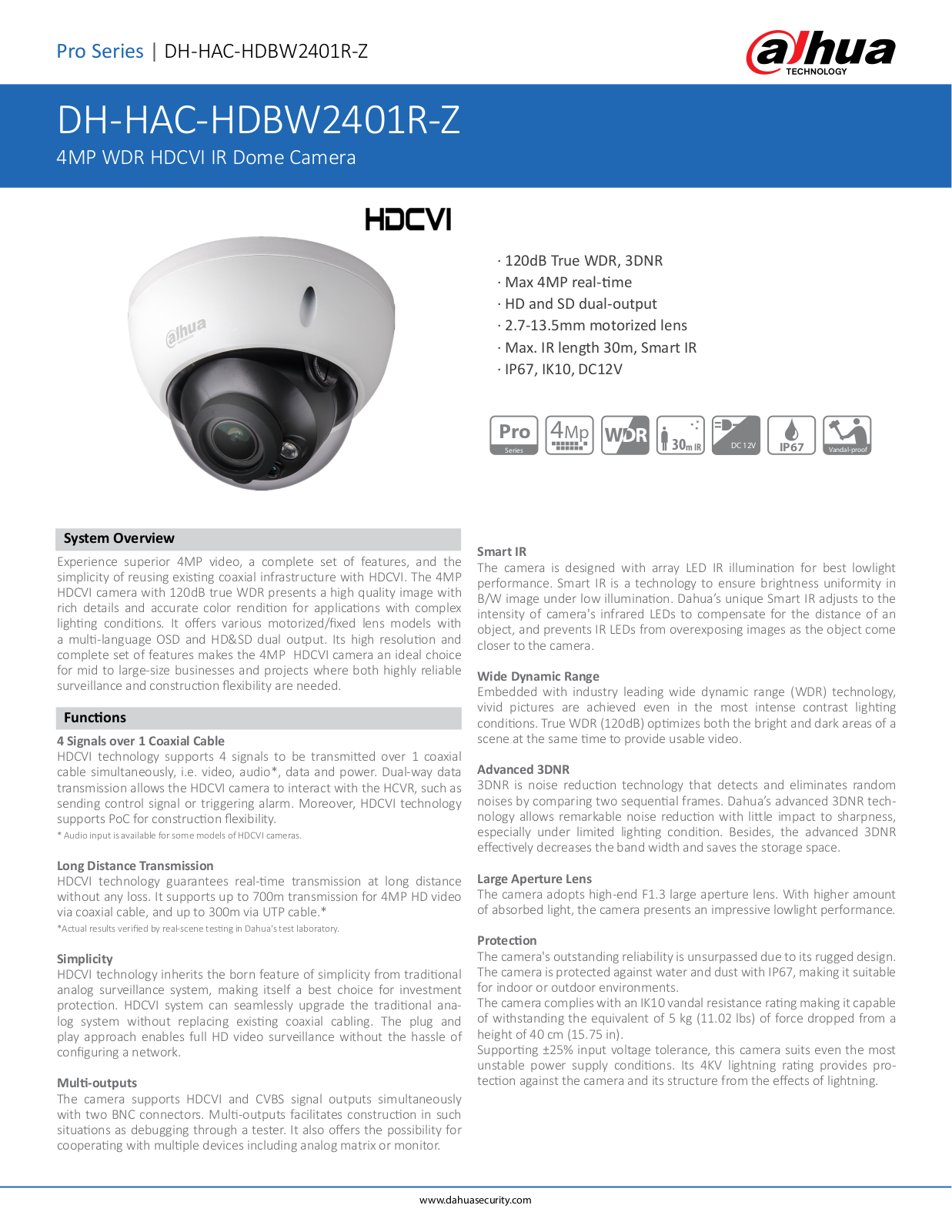 Dahua HAC-HDBW2401RP-Z User Manual