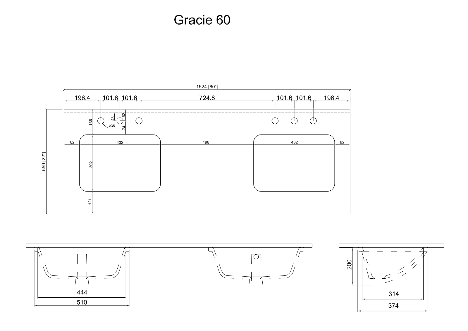 BEMMA KLZL1000 Dimensions - ManualMachine.com