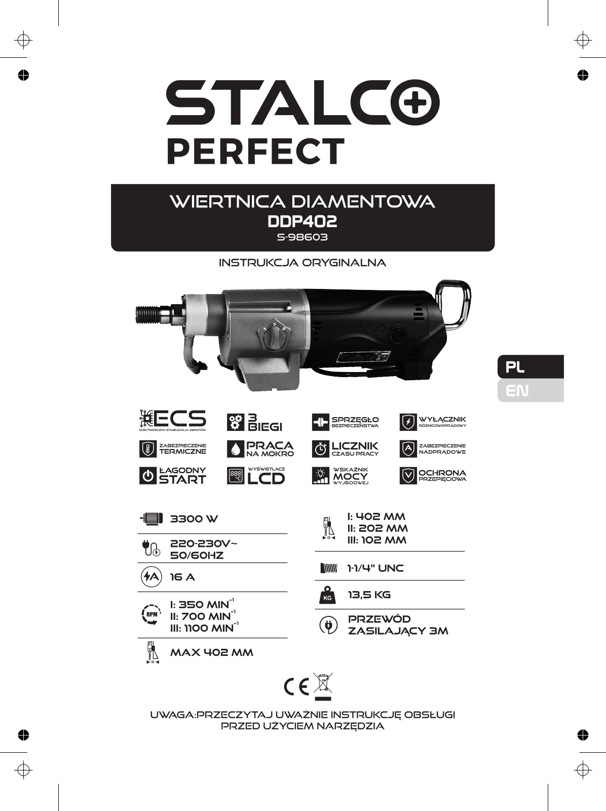 STALCO DDP402, S-98603 User guide - ManualMachine.com