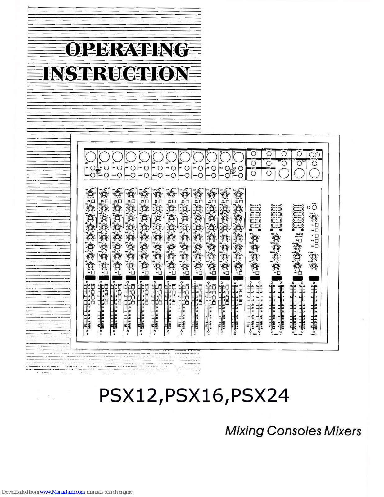 Pyle PSX12, PSX16, PSX24 Operating Instructions Manual - ManualMachine.com