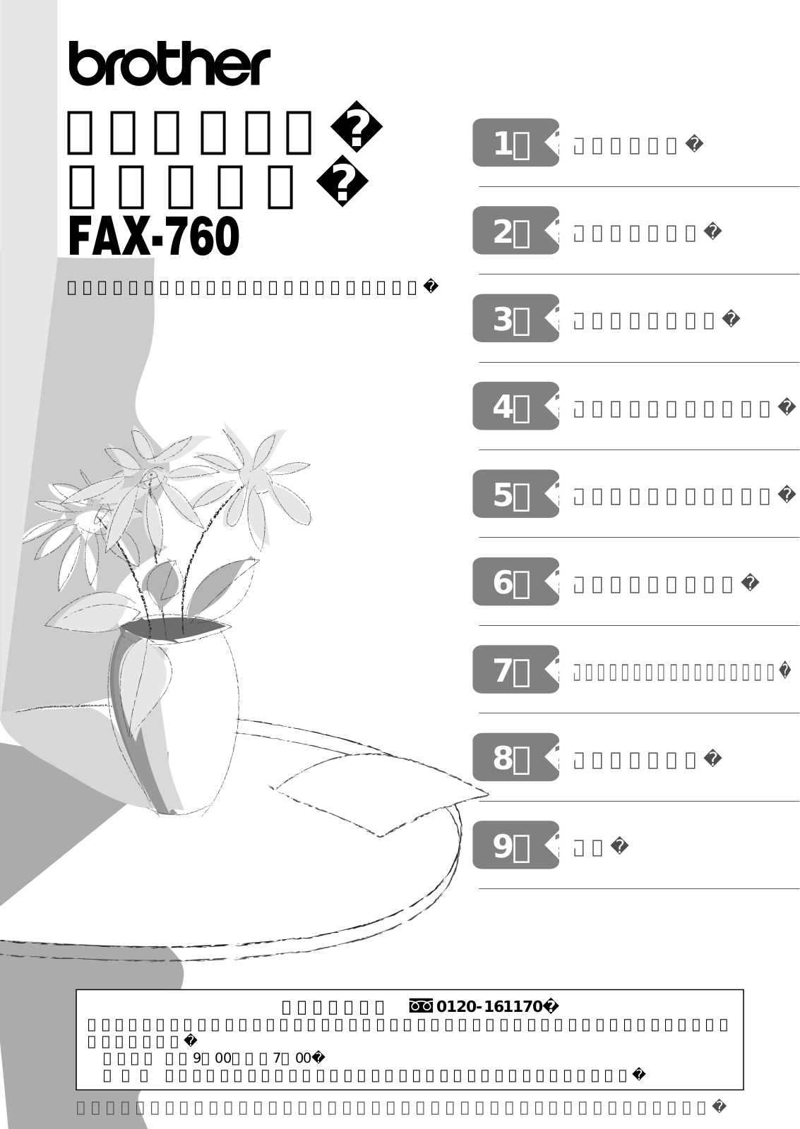 Brother FAX-760 User manual