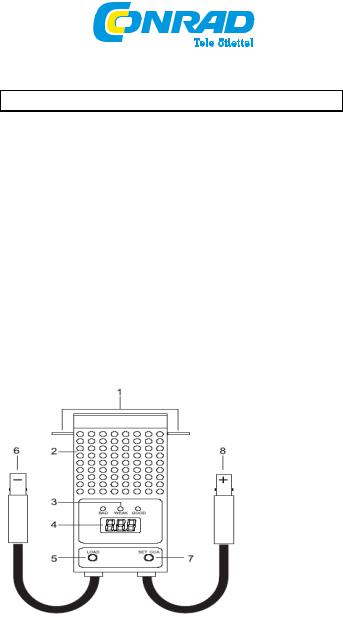 VOLTCRAFT BT-3 User guide