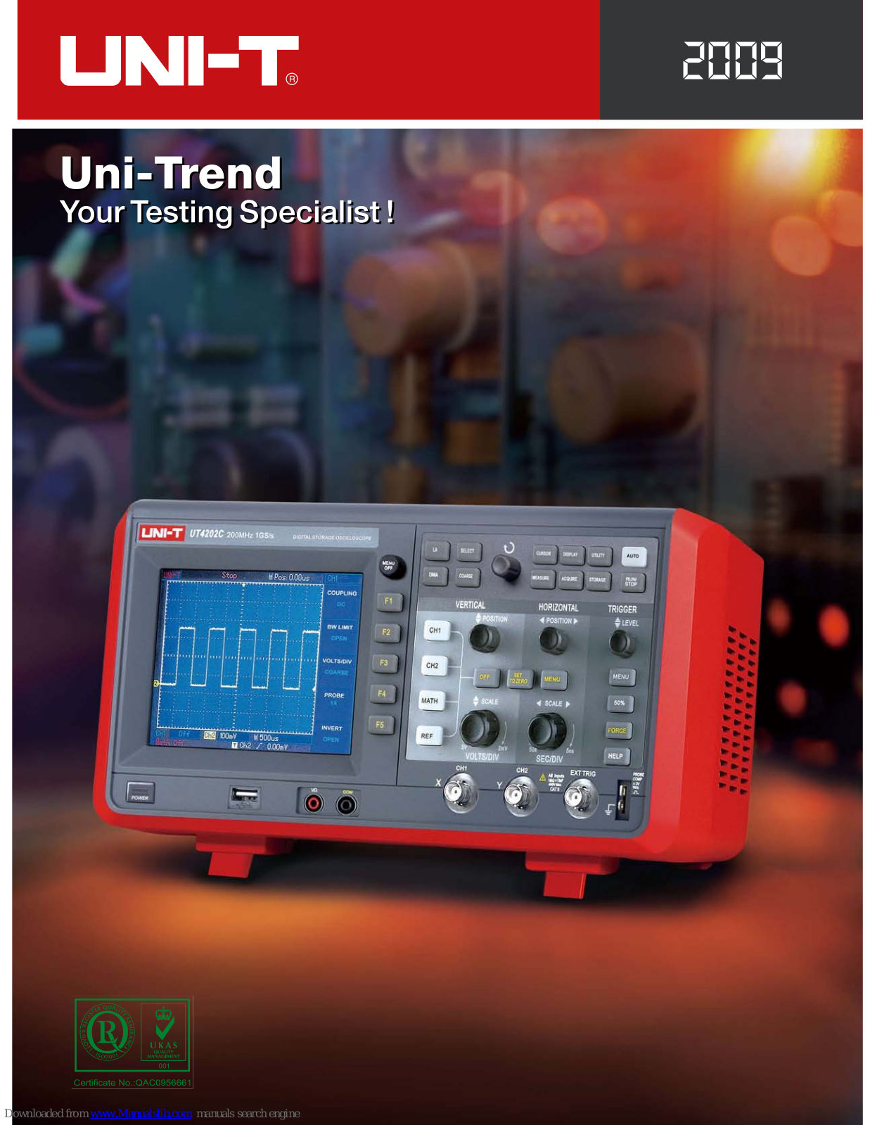 UNI-T UT 4000, UT4082C, UT4042C, UT4062C, UT4102C Brochure & Specs