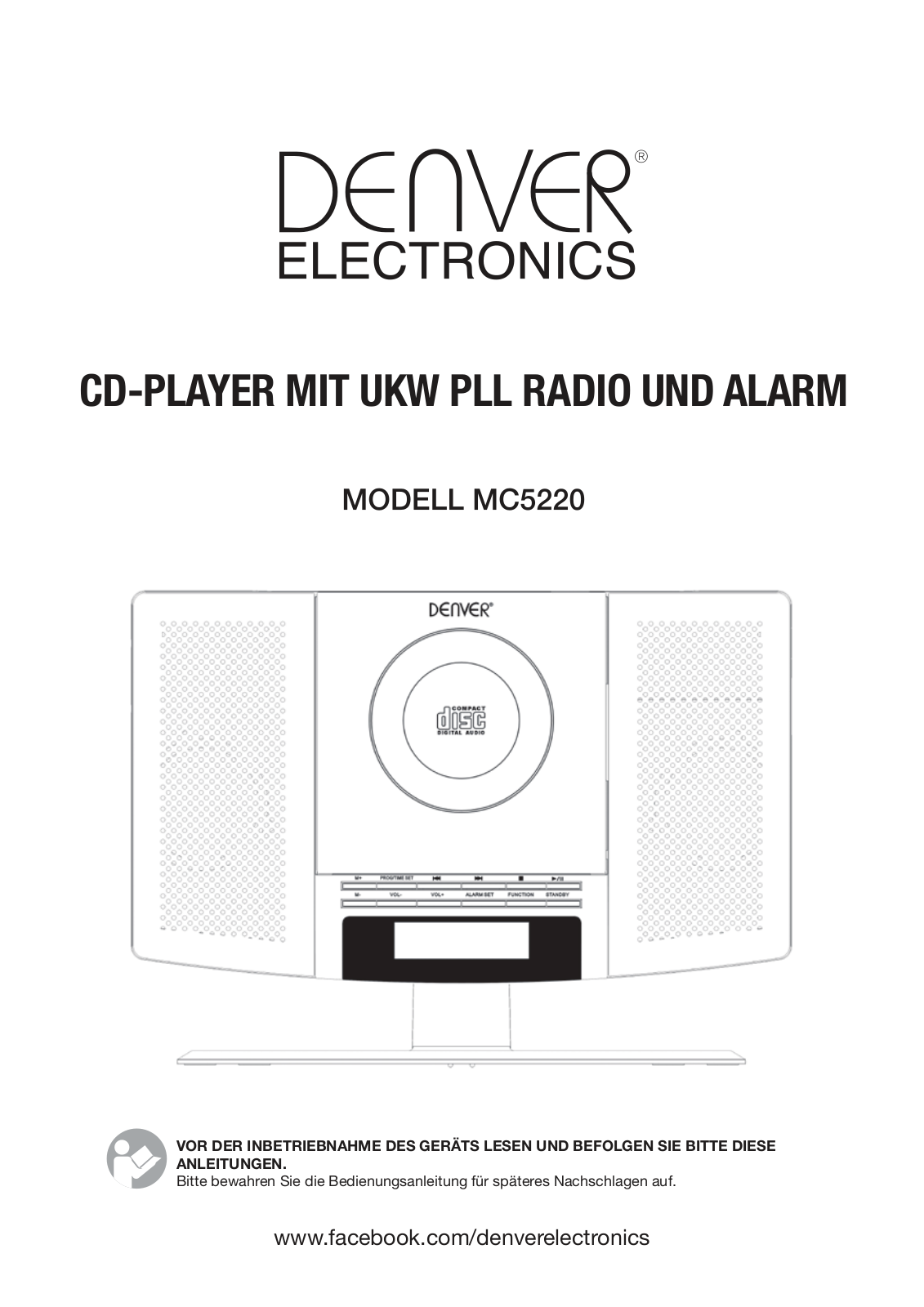 Denver MC5220 User manual