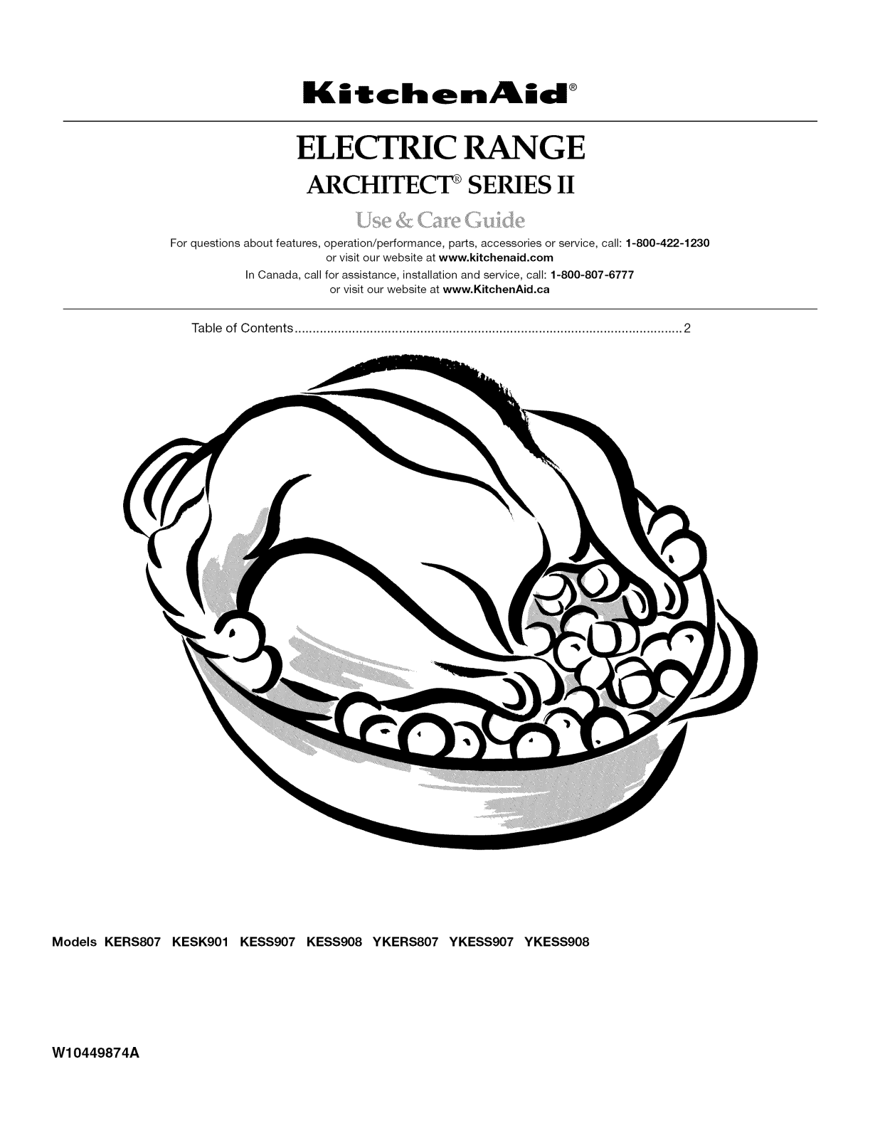 KitchenAid KESS908SPS06, KESS907XSP02, KESS907SSS06, KESK901SSS08, KERS807XSP02 Owner’s Manual