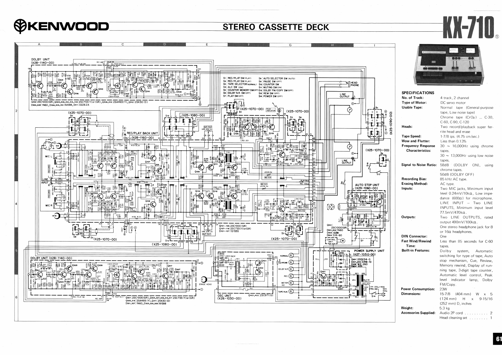 Kenwood KX-710 Service Manual