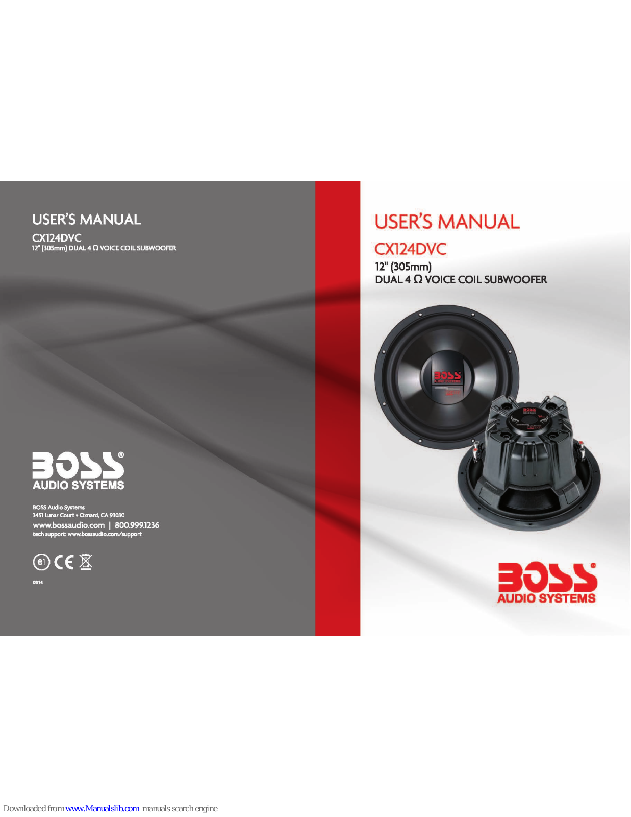 Bose CX124DVC User Manual