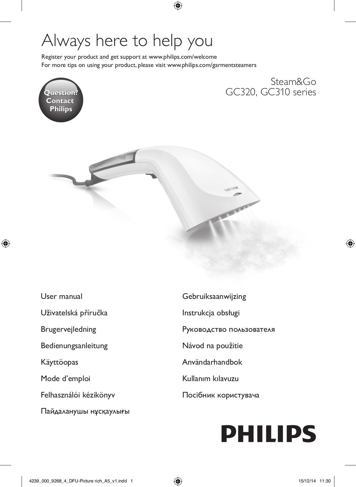 Philips GC310/35 User Manual