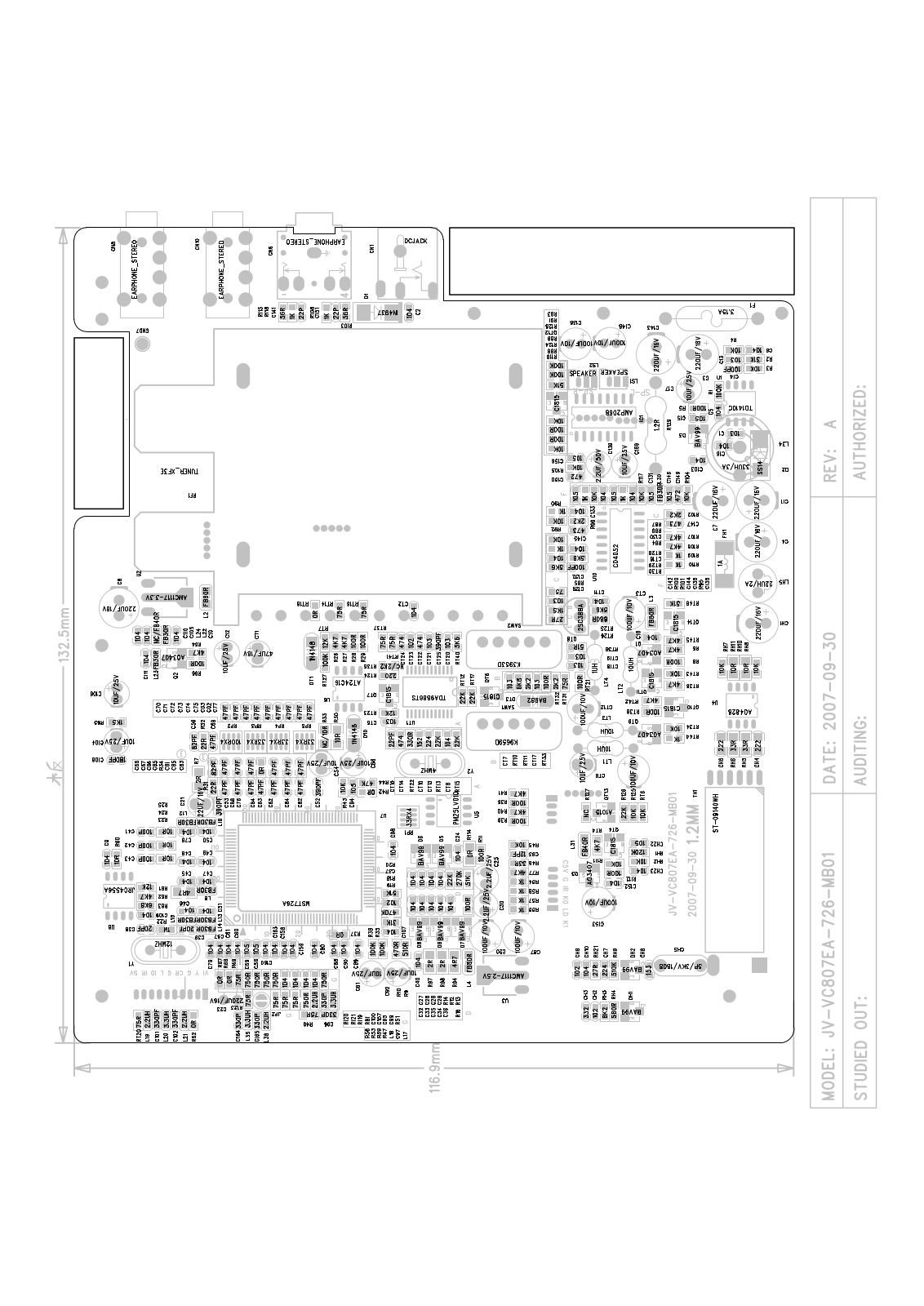 Vitek JV-VC807EA-726A-MB01 Schematic