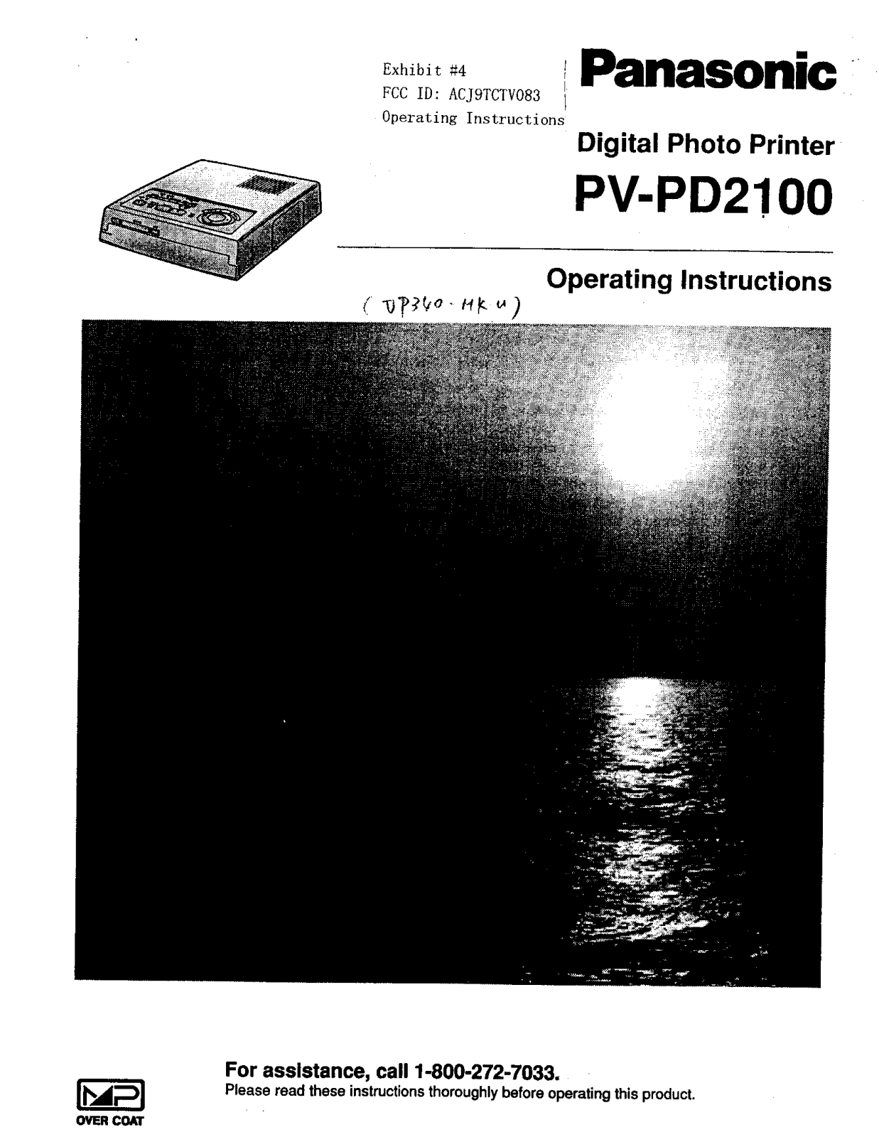 Panasonic 9TCTV083 Users Manual