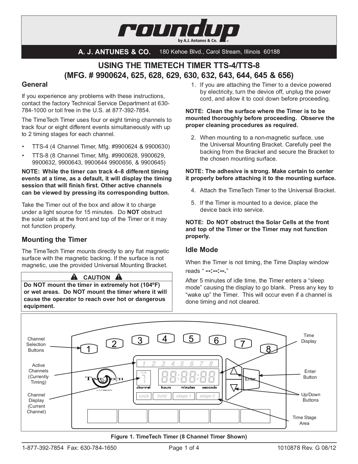 Antunes TTS-4 Installation Manual