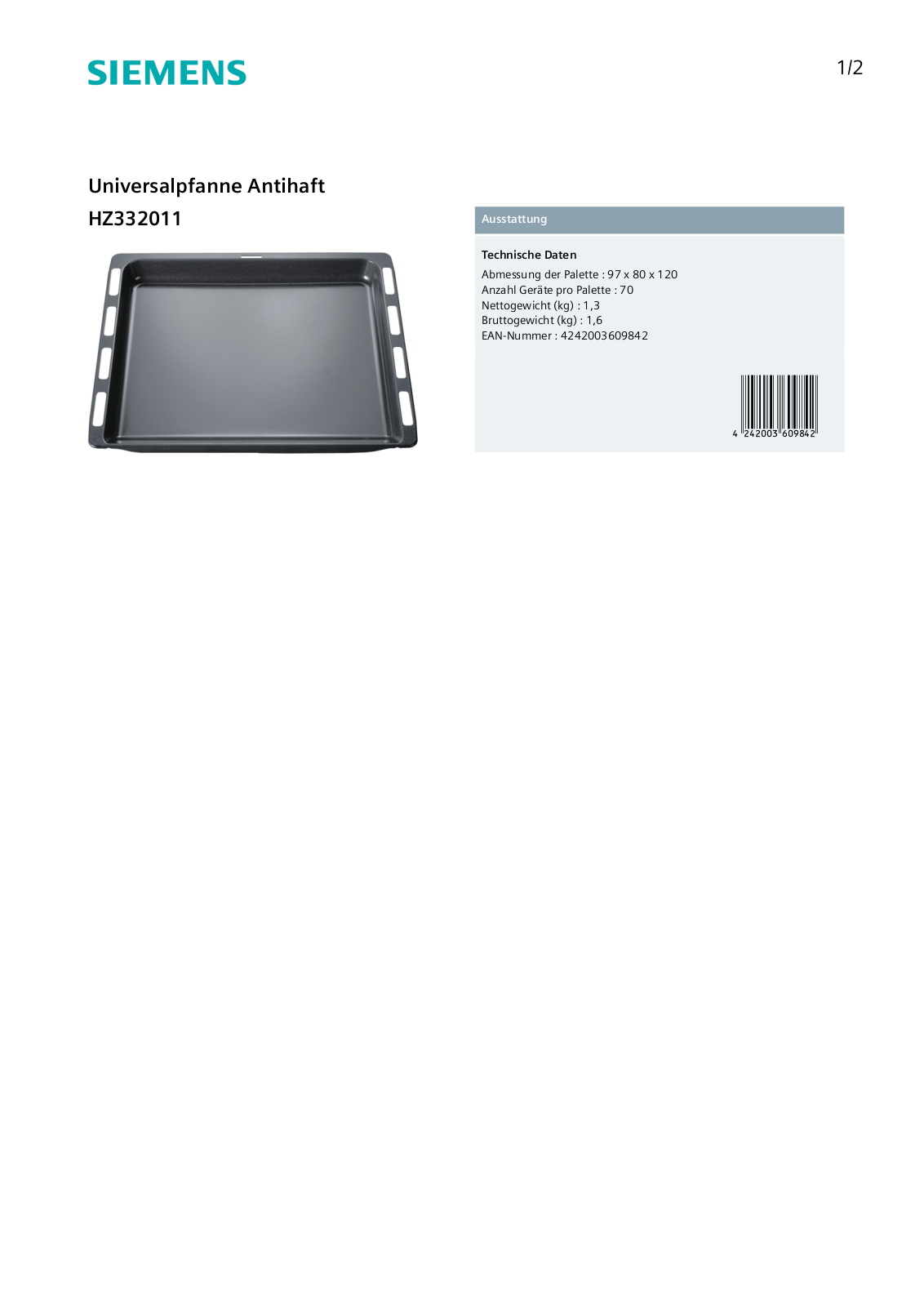 Siemens HZ332011 User Manual