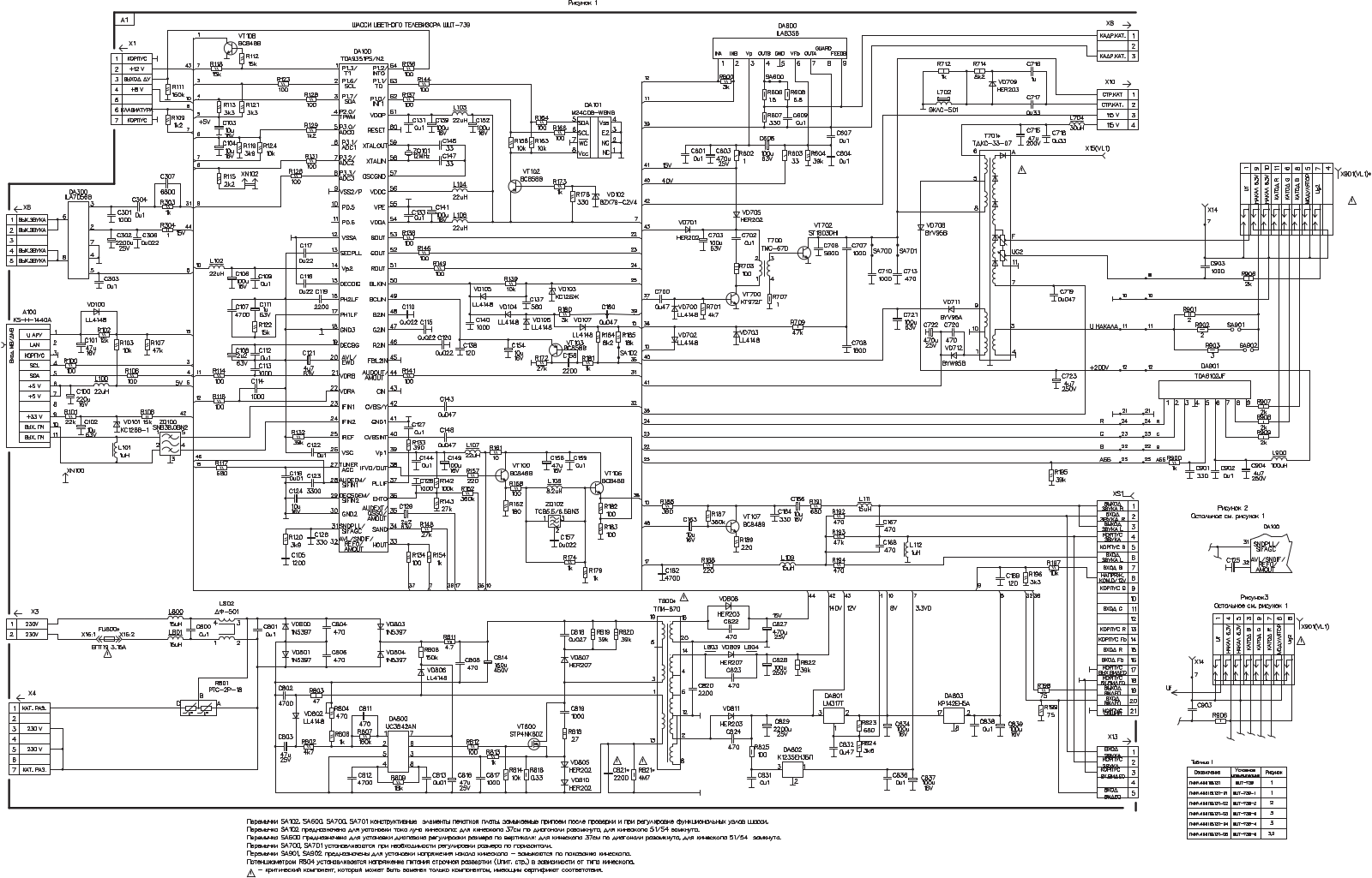 HORIZONT SH739 Schematics