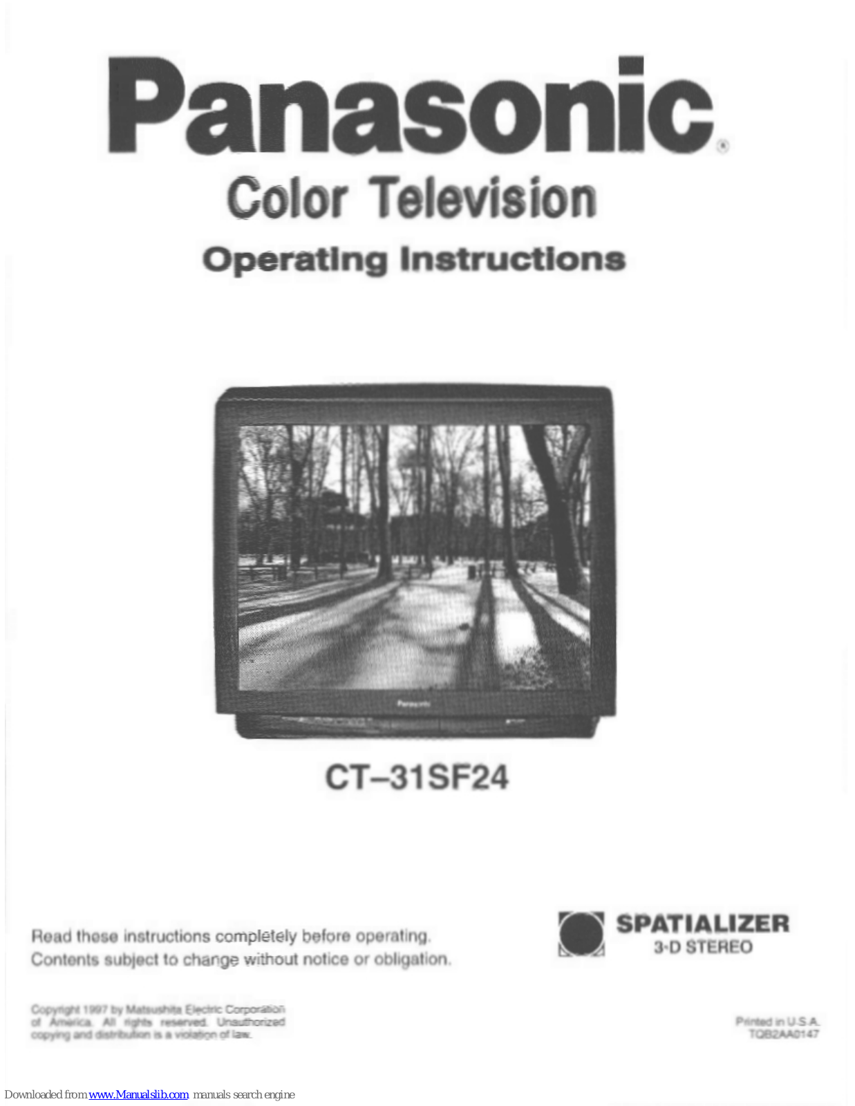 Panasonic CT31SF24V - 31