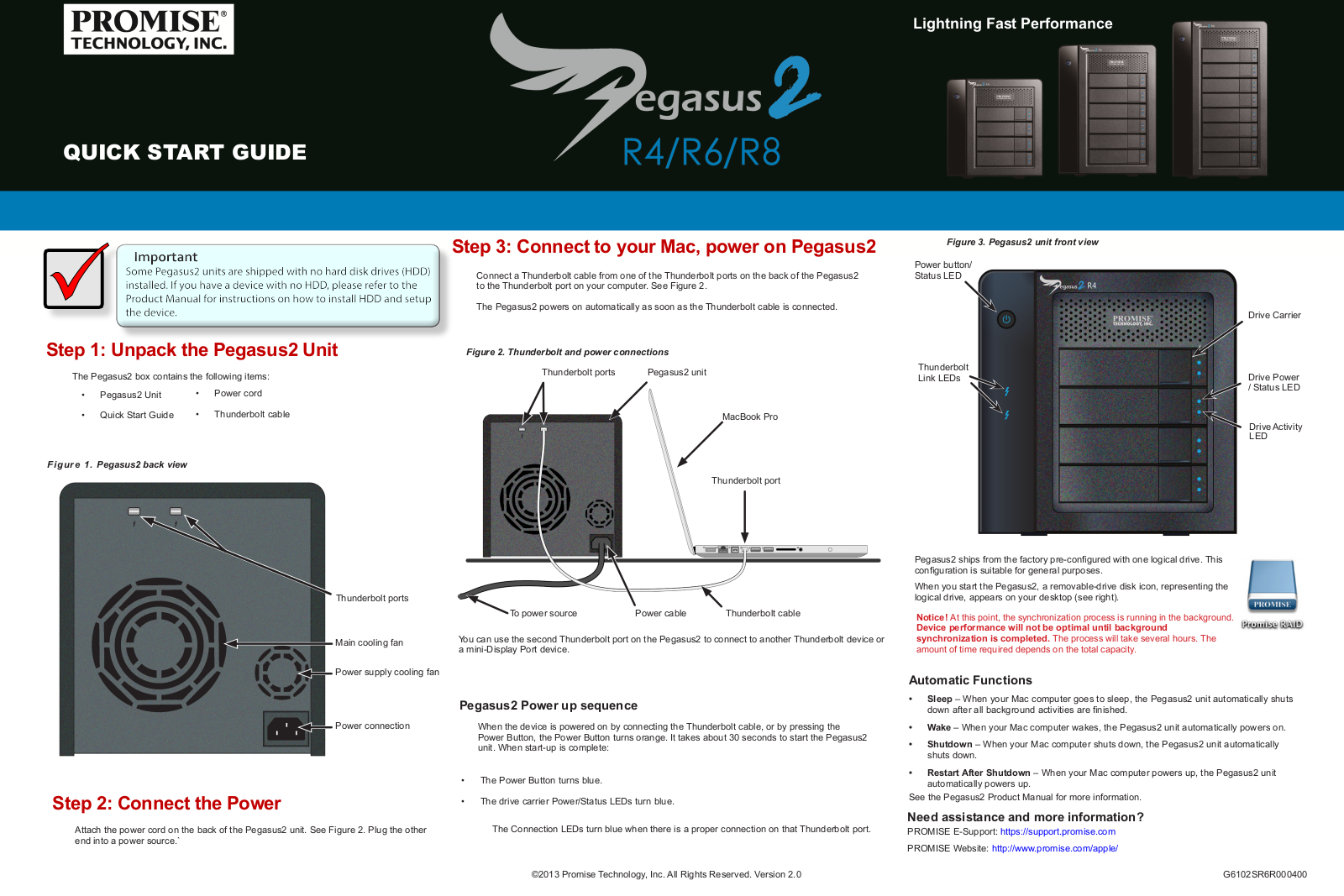 Promise Technology P2R8HD32HUS, P2R8HD24US, P2R6HD12US, P2R6HD18US, P2R4HD8US User manual