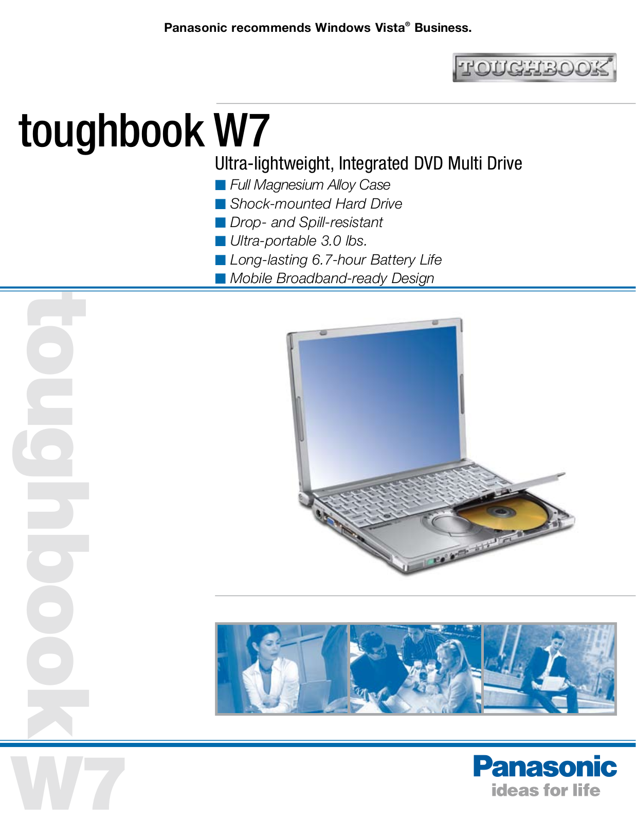 Panasonic Toughbook W7 User Manual