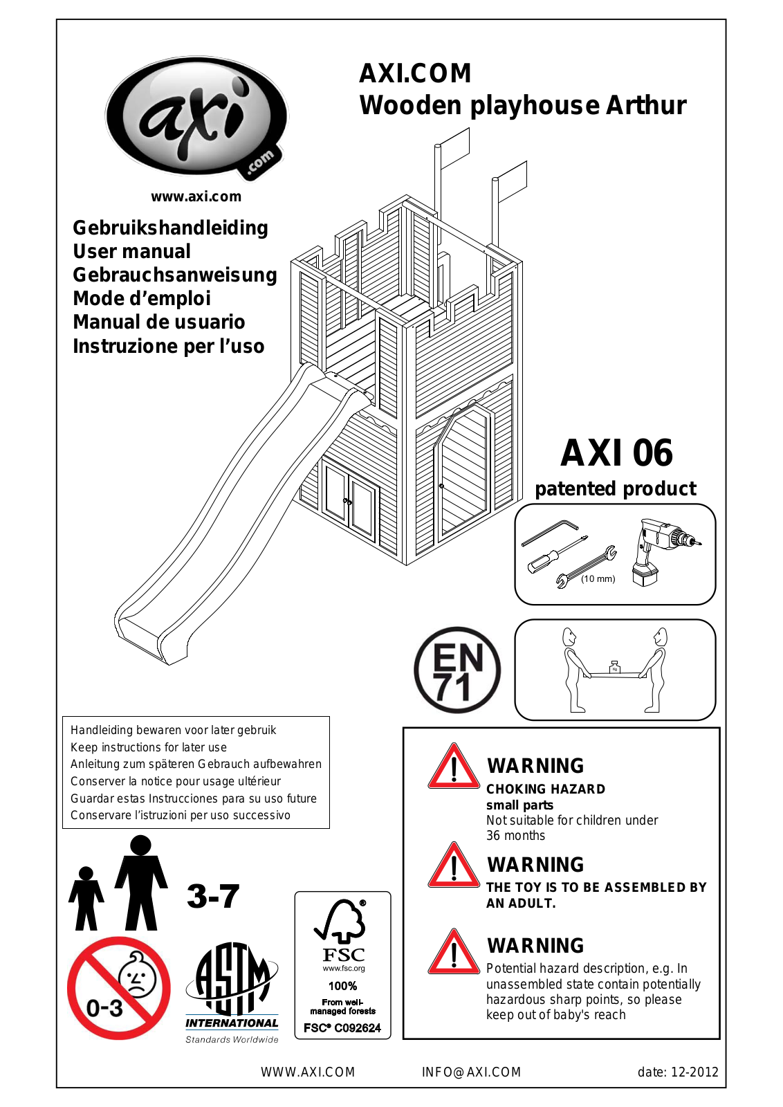 AXI Arthur User Manual