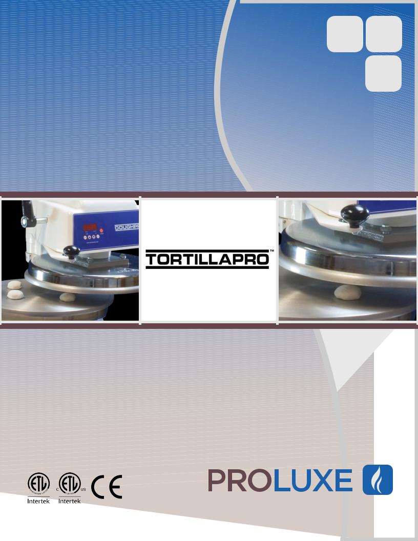 Doughpro Proluxe DP2000LB Operators Manual