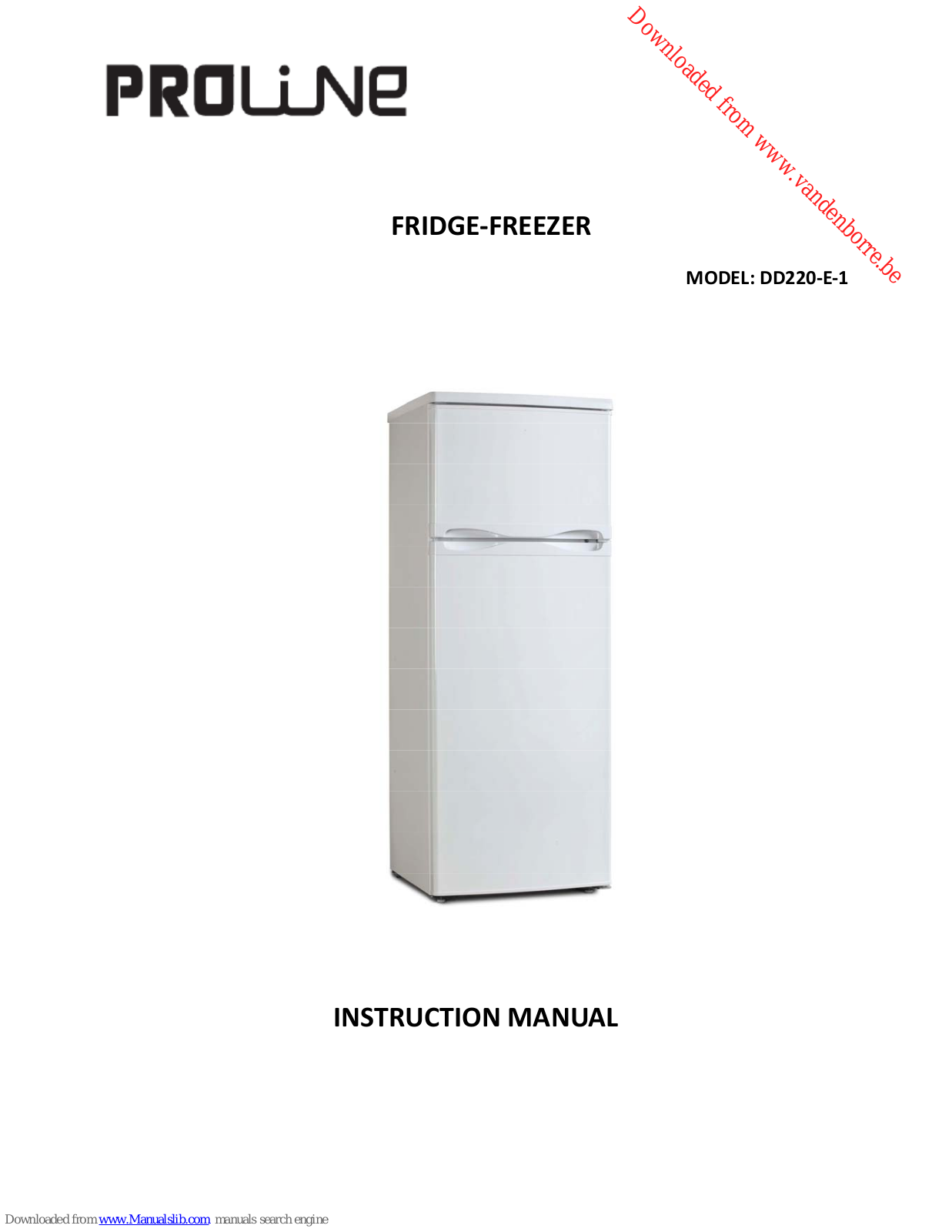 Proline DD2220-E-1, DD220-E-1 Instruction Manual