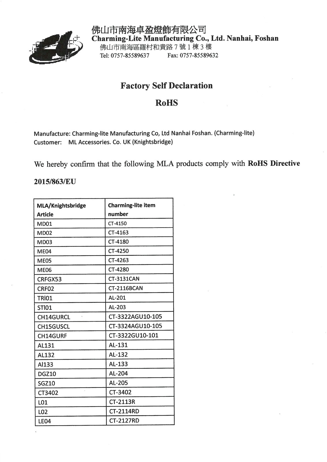 ML Accessories L01W User guide - ManualMachine.com