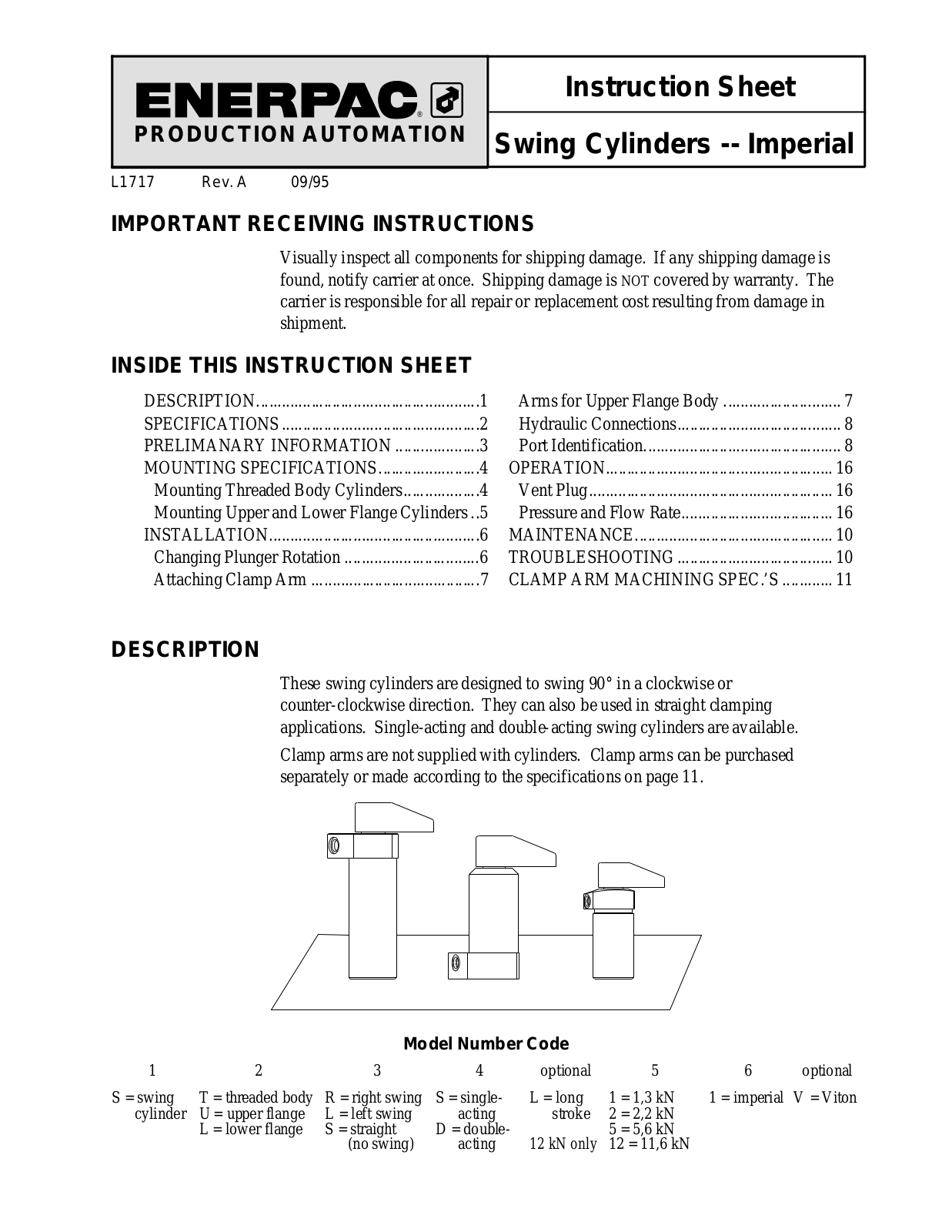 Enerpac ST-121 User Manual