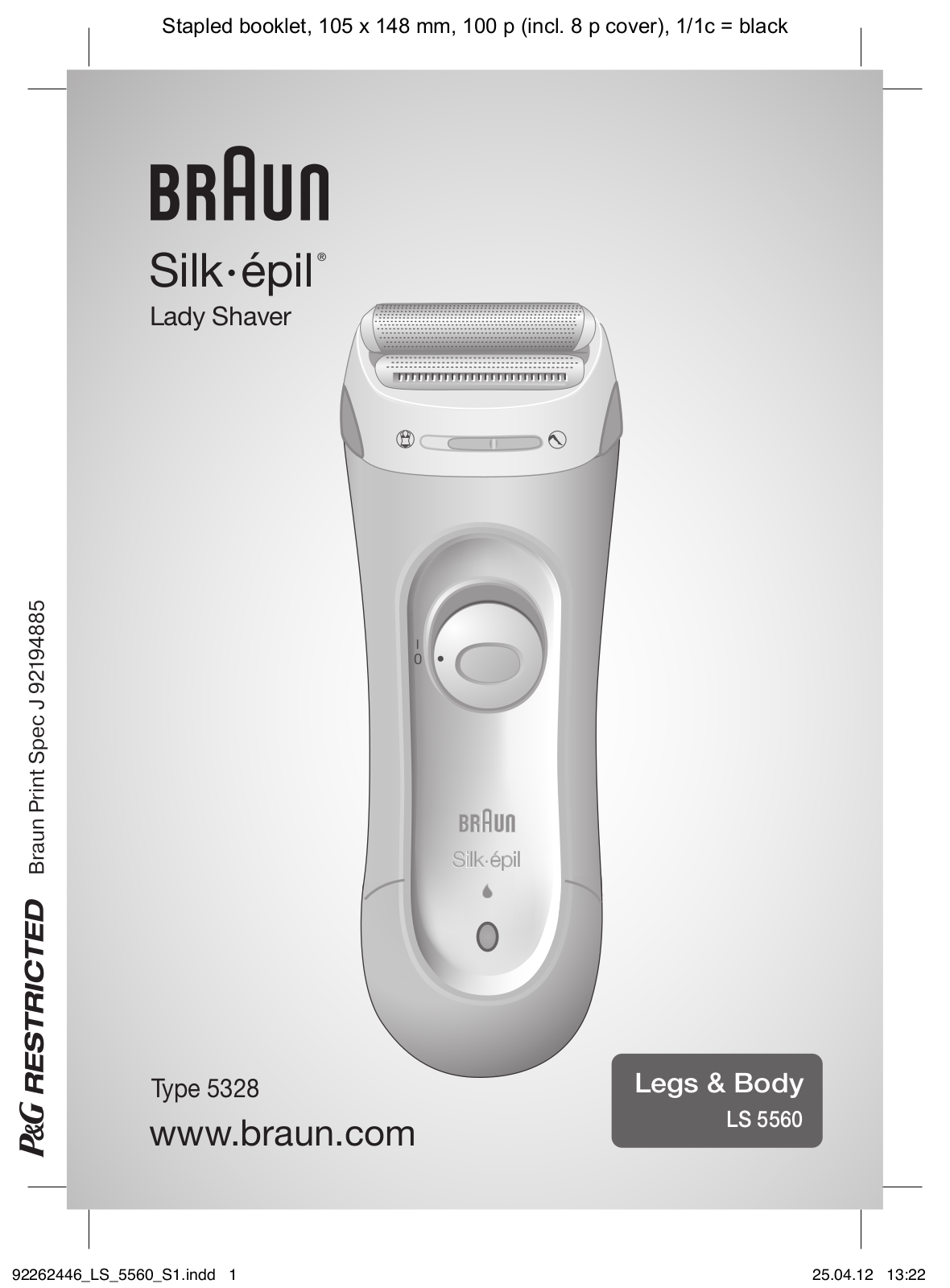 Braun 5560 User Manual
