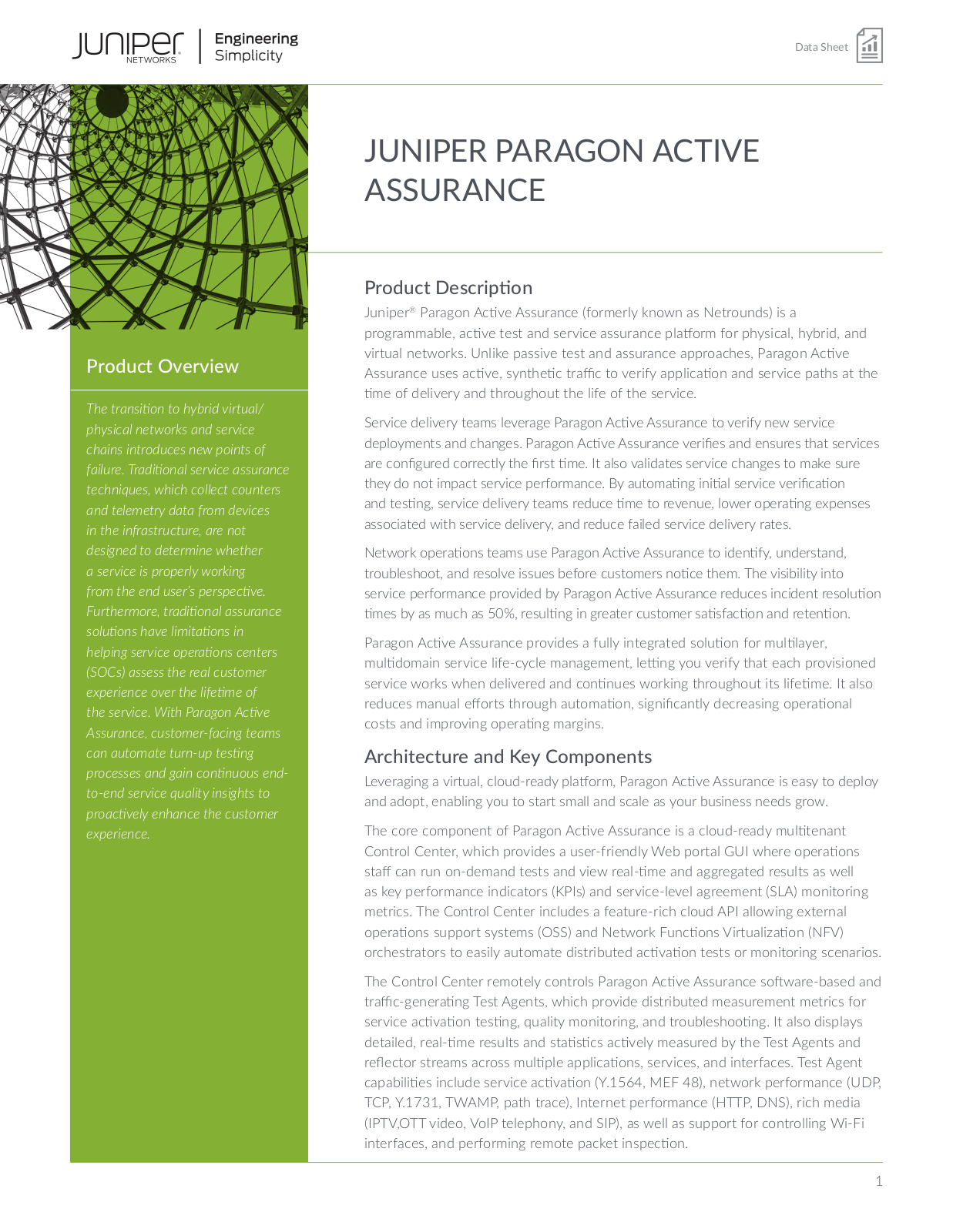 Juniper Paragon Active Assurance User Manual