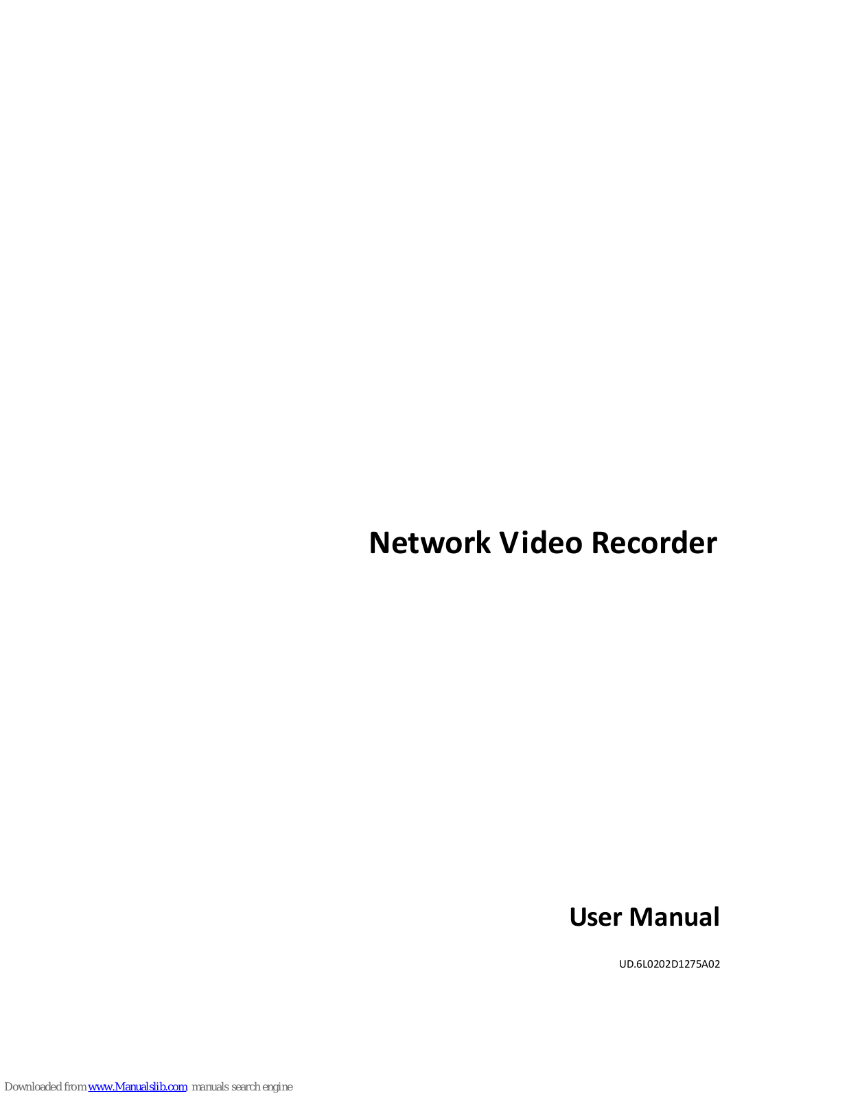 Conrad UD.6L0202D1275A02 User Manual