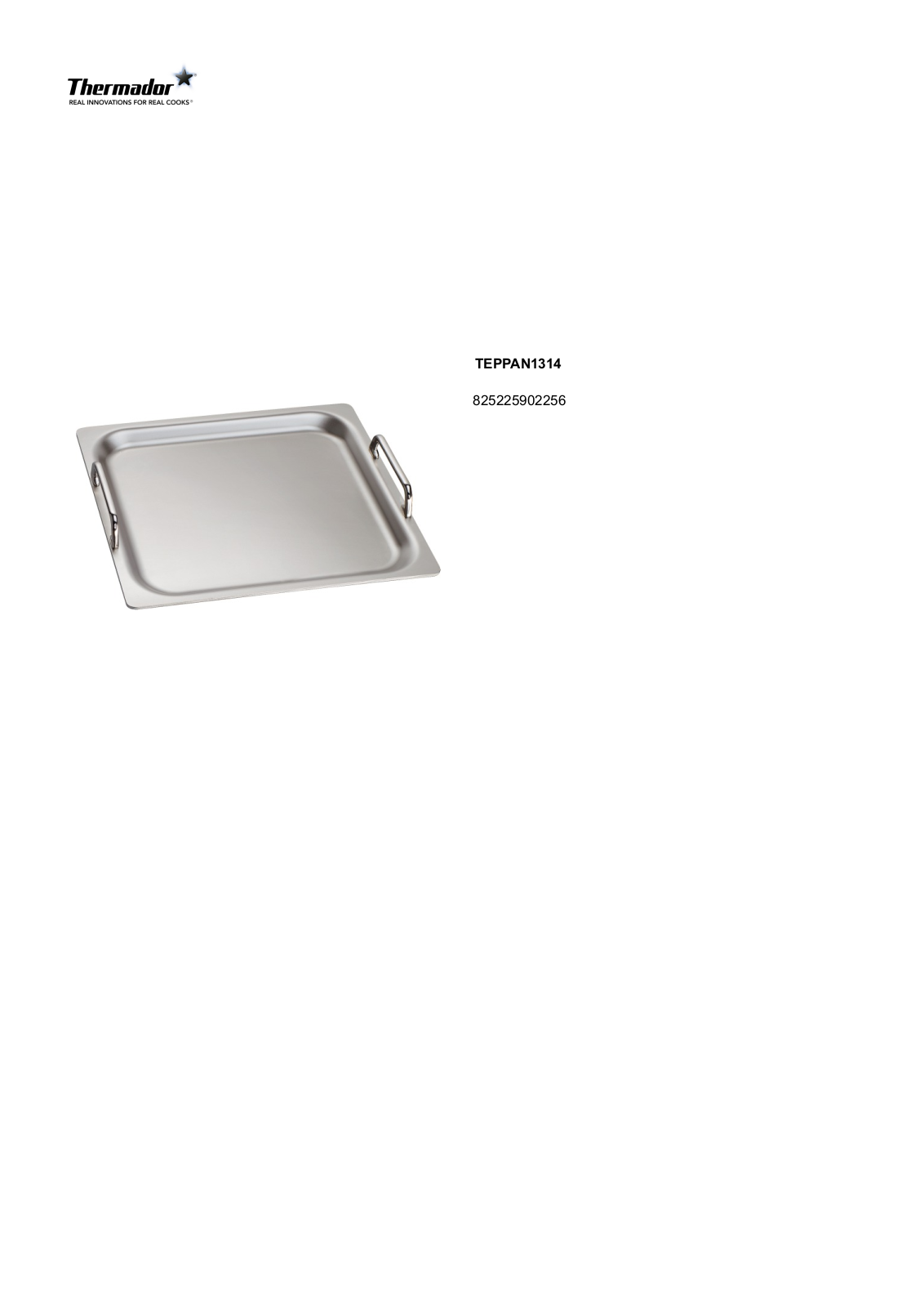 Thermador TEPPAN1314 PRODUCT SPECIFICATIONS