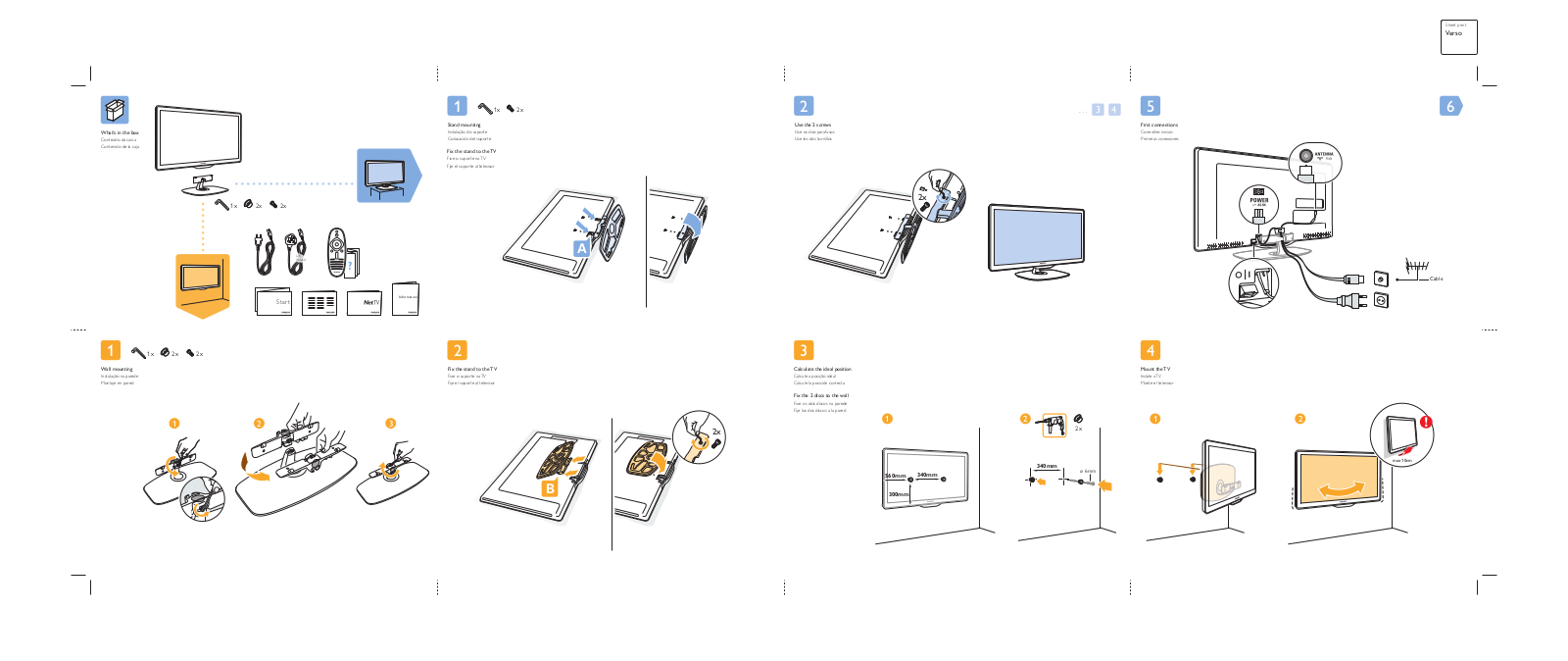 Philips 58PFL9955D/78 Quick Start Guide