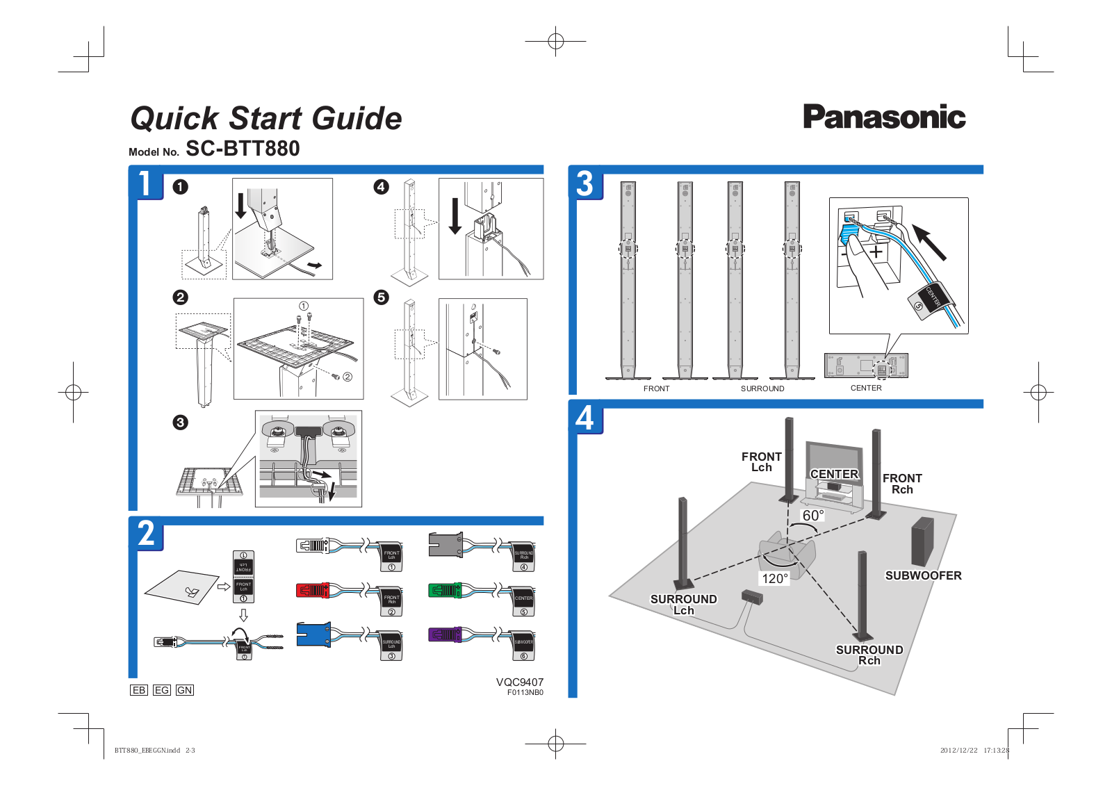 PANASONIC SC-BTT880EB, SC-BTT880EG, SC-BTT880GN User Manual