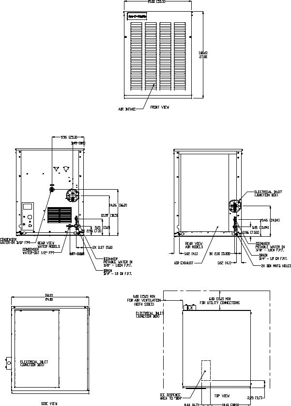 Ice-O-Matic GEM-MFI, GEM0450A2 Installation  Manual