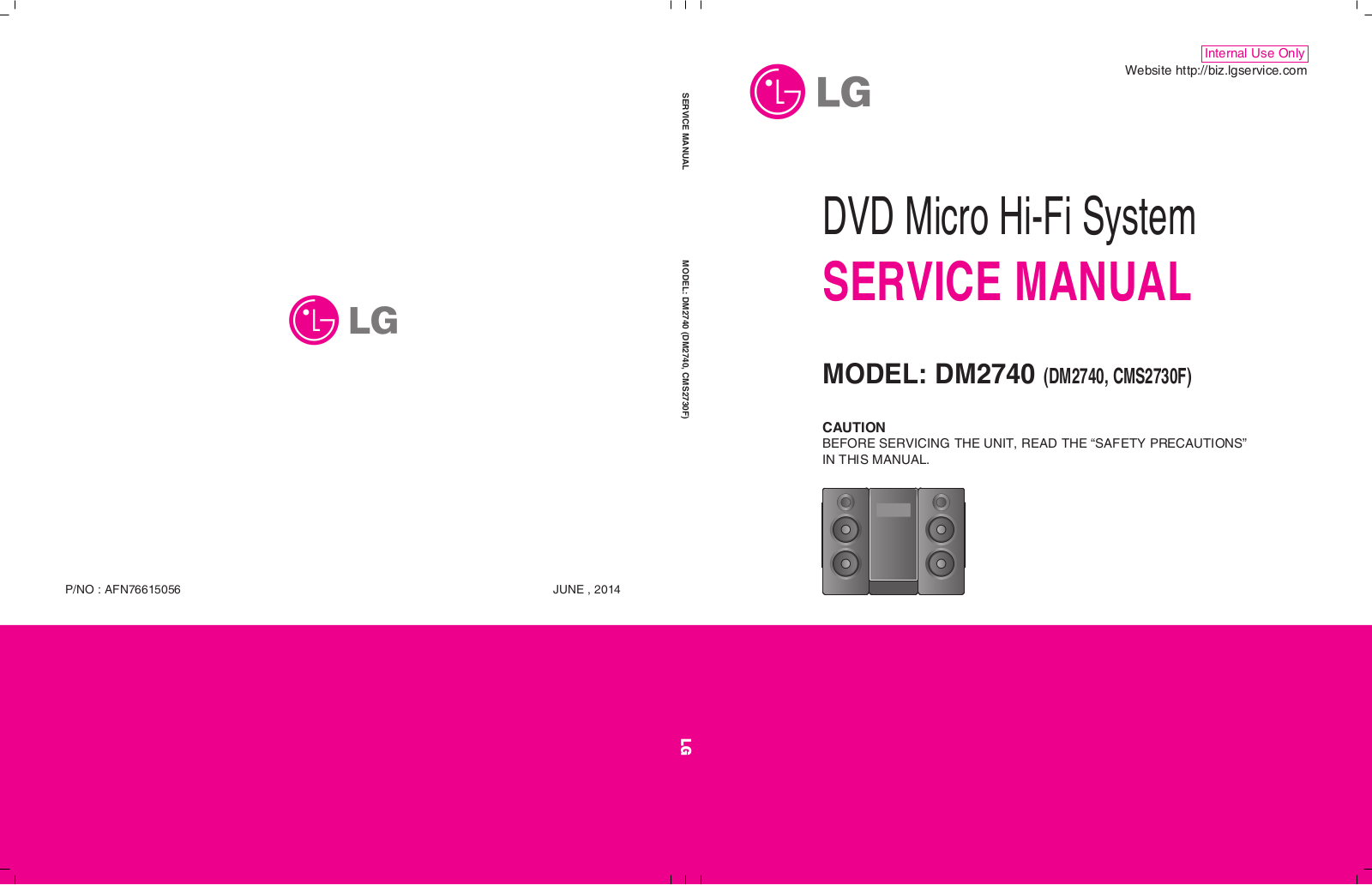 LG DM2740, CMS2730F Schematic